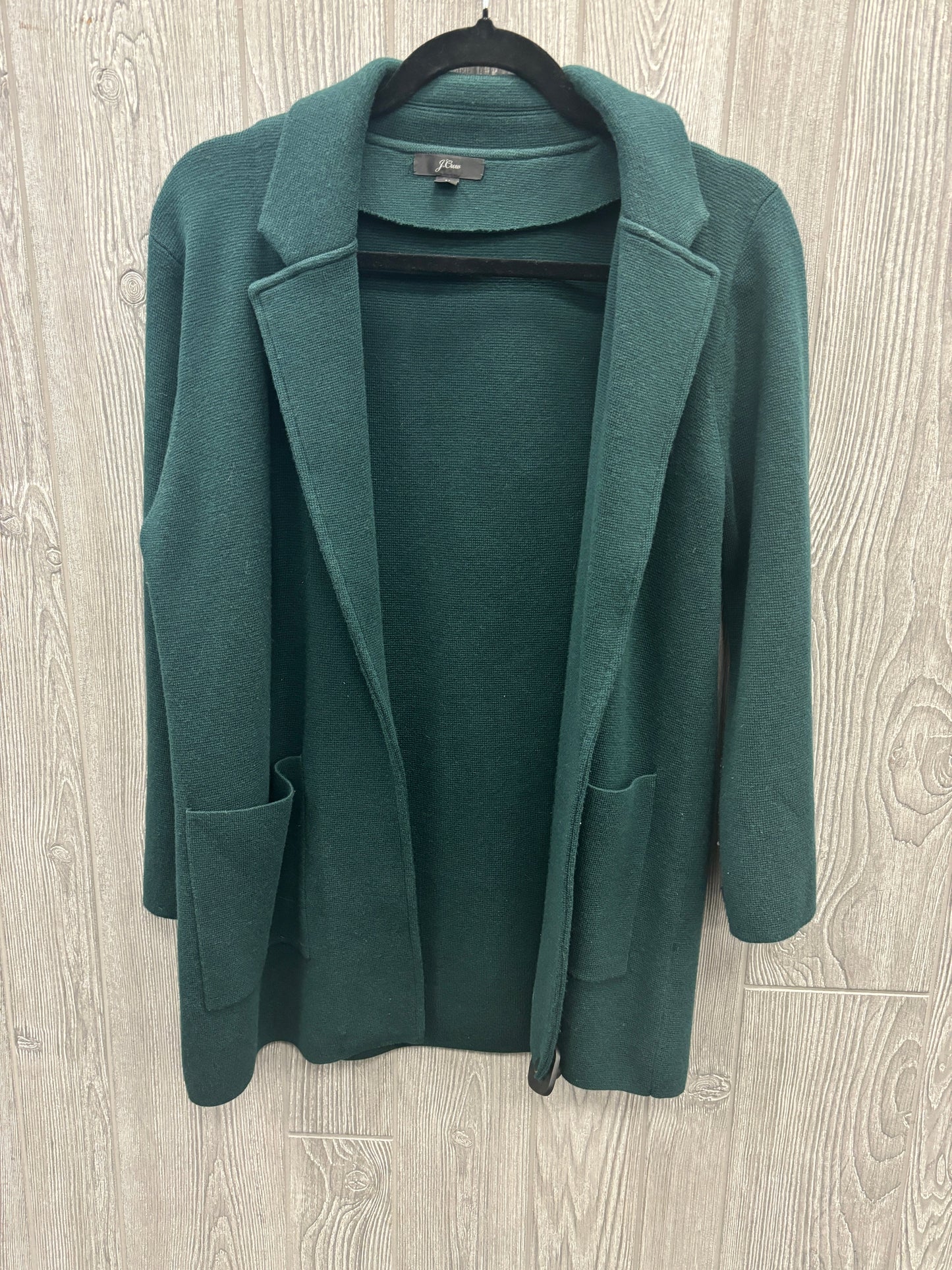 Sweater Cardigan By J. Crew In Green, Size: M