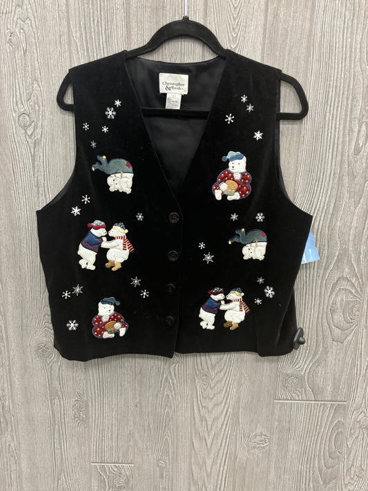 Vest Other By Christopher And Banks In Black, Size: L