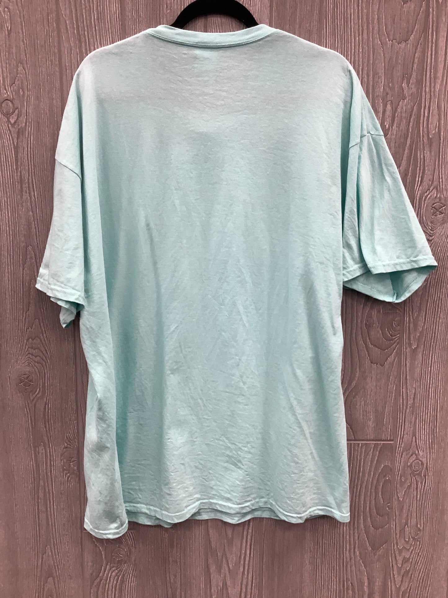 Top Short Sleeve By Clothes Mentor In Teal, Size: 2x