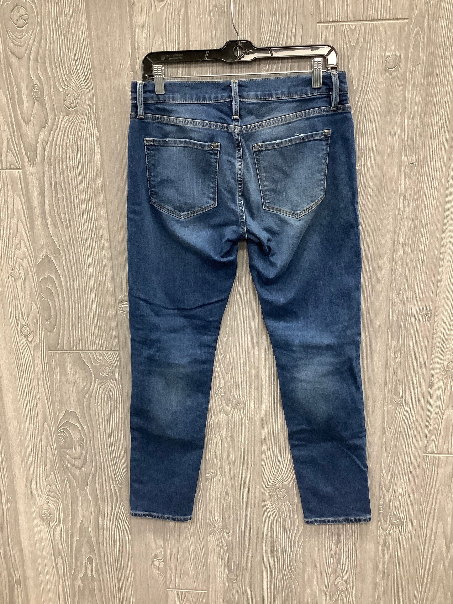 Jeans Skinny By Frame In Blue Denim, Size: 2