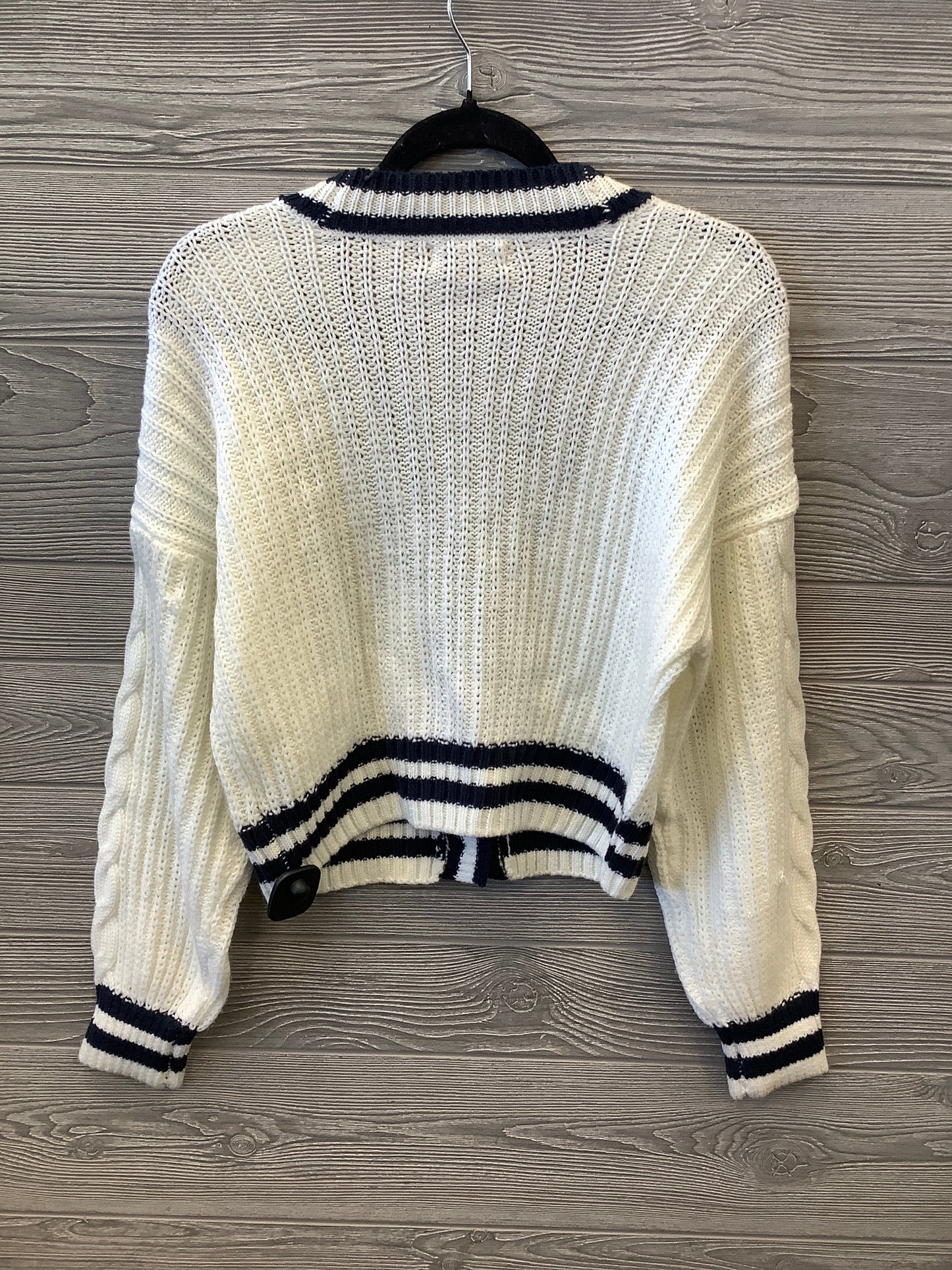 Sweater Cardigan By So In White, Size: Xs