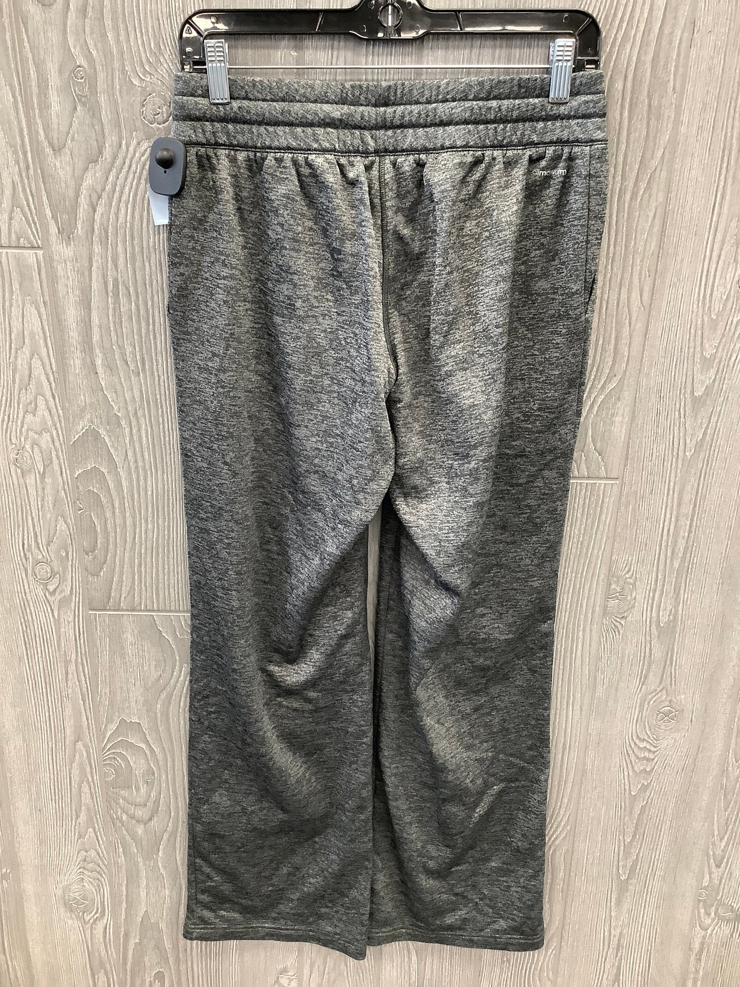 Athletic Pants By Adidas In Grey, Size: M