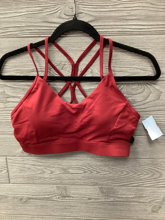 Athletic Bra By Clothes Mentor In Red, Size: M