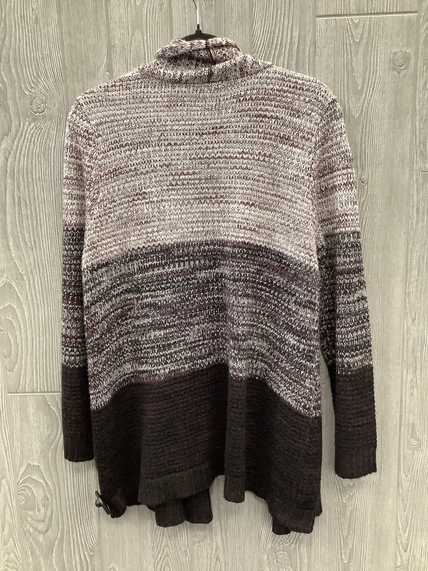 Sweater Cardigan By Croft And Barrow In Purple, Size: Xxl