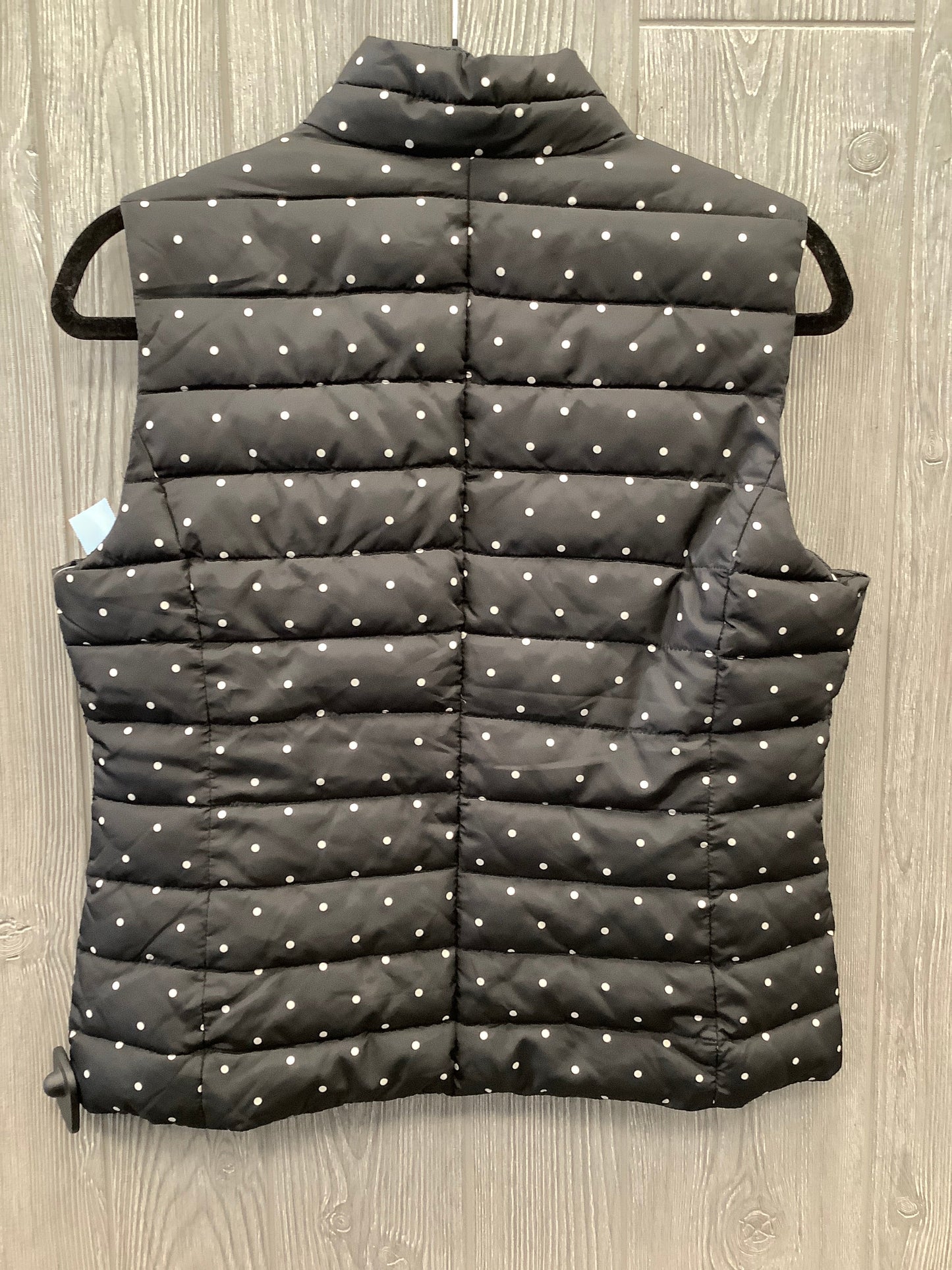 Vest Puffer & Quilted By Colebrook In Polkadot Pattern, Size: S