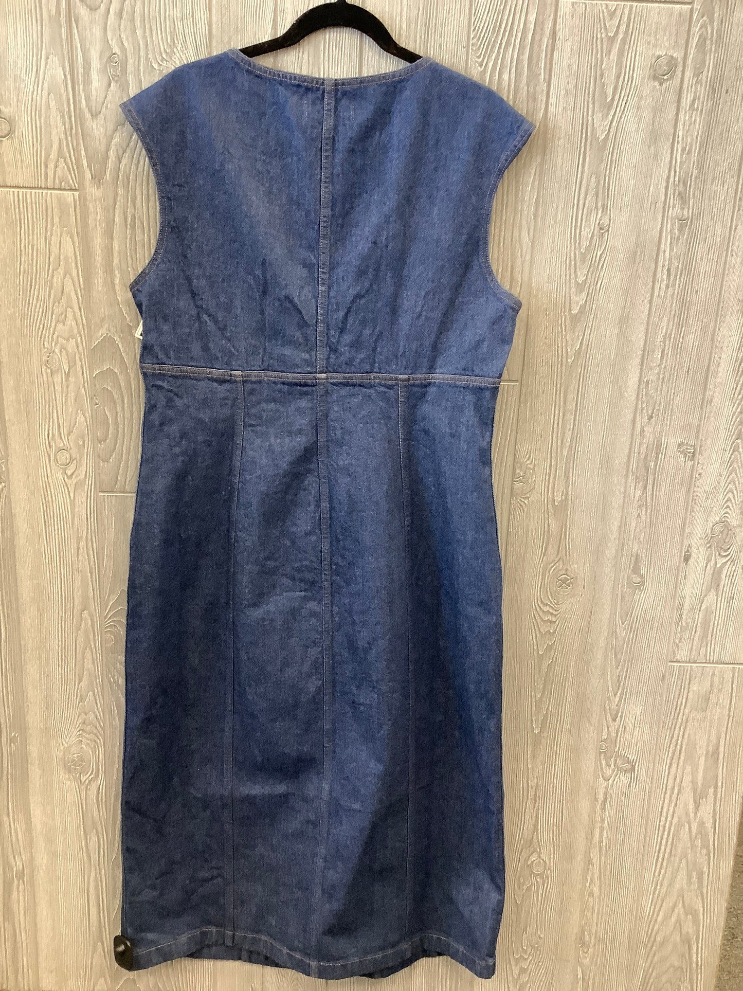 Blue Denim Dress Casual Maxi Madewell, Size Xl