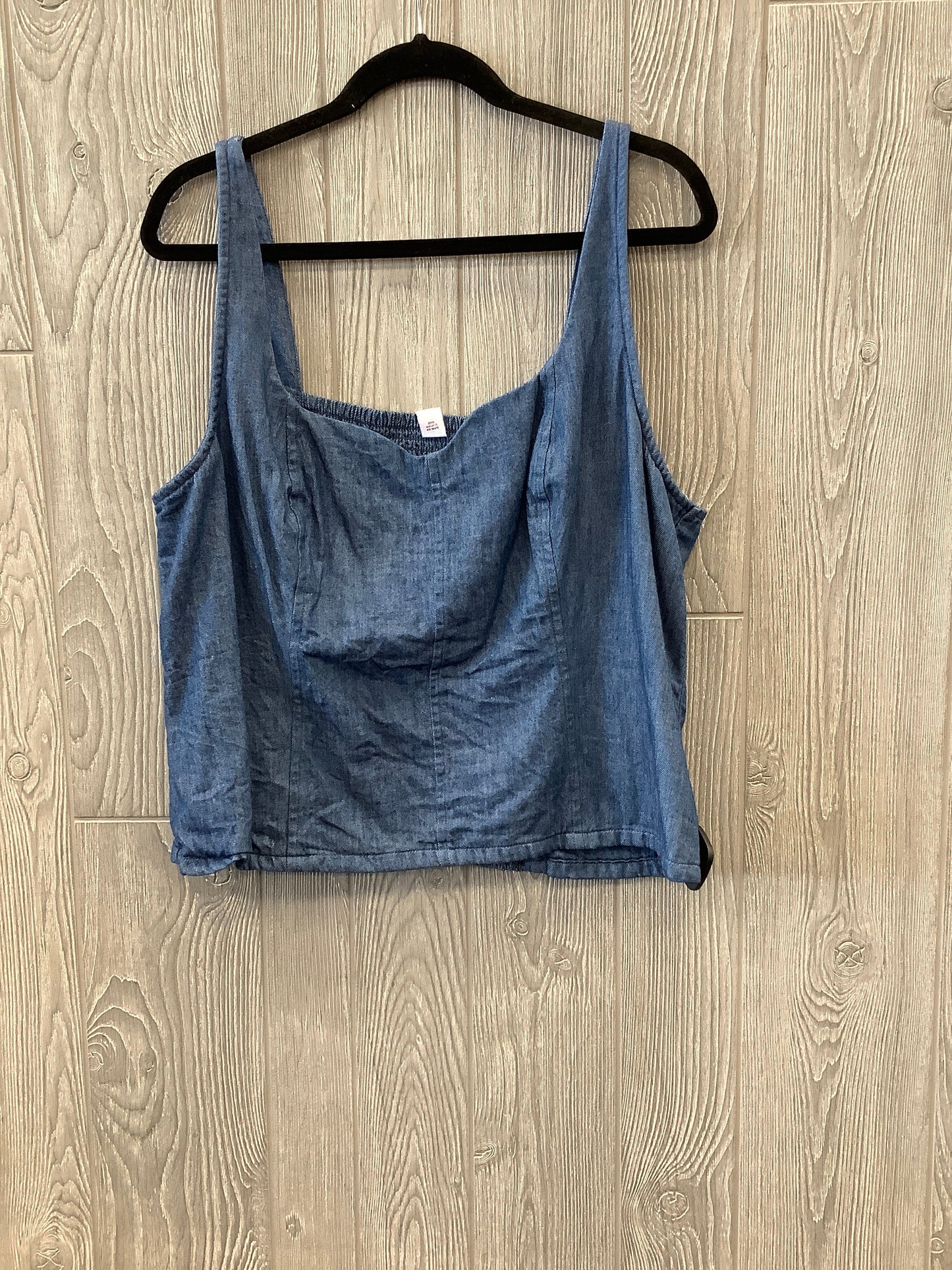 Blue Top Sleeveless Old Navy, Size Xl