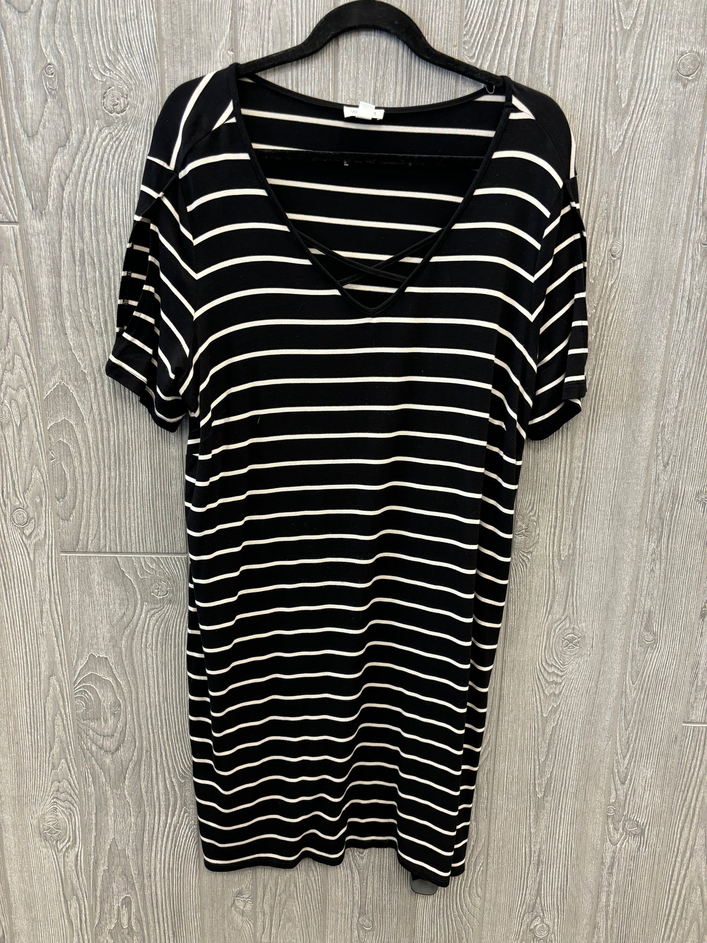 Dress Casual Short By Westport In Striped Pattern, Size: 1x