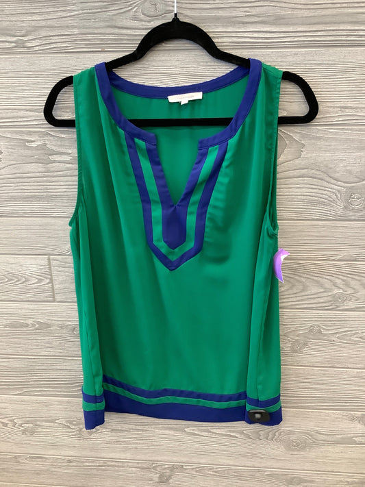 Top Sleeveless By Hawthorn In Green, Size: L