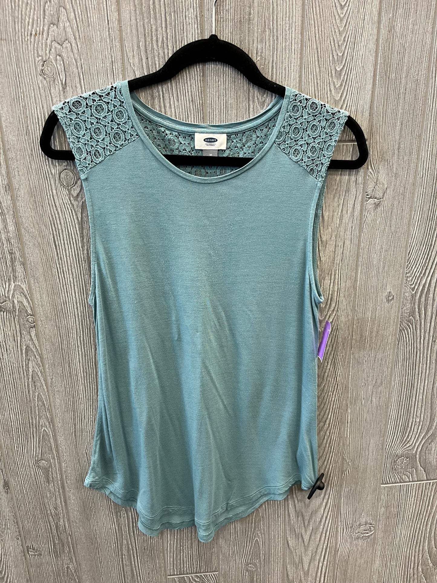 Blue Top Sleeveless Old Navy, Size M