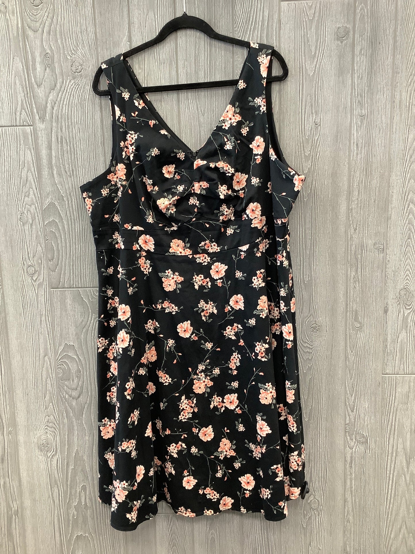 Dress Casual Midi By Torrid In Floral Print, Size: 3x