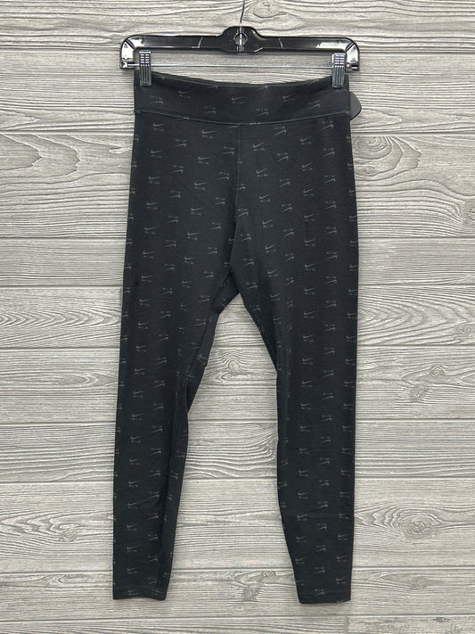 Athletic Leggings By Nike In Black, Size: S