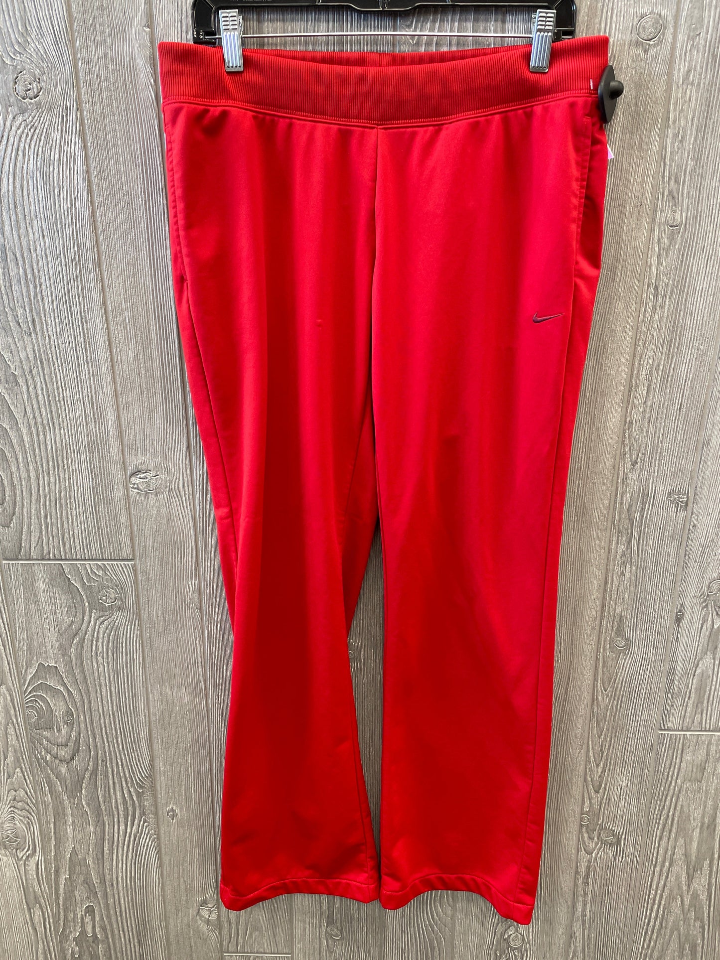 Athletic Pants By Nike In Red, Size: L