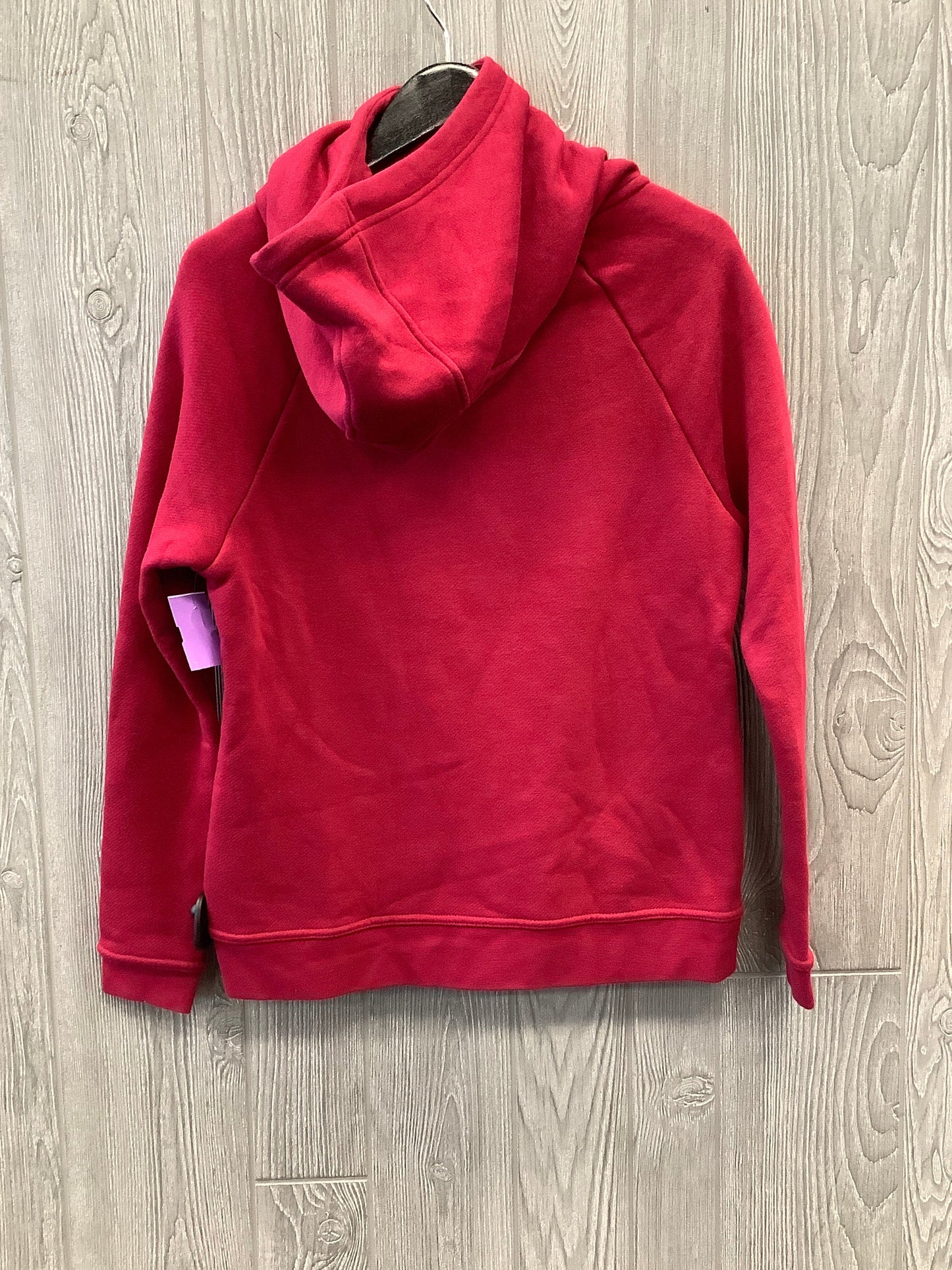 Athletic Sweatshirt Hoodie By Nike In Red, Size: S