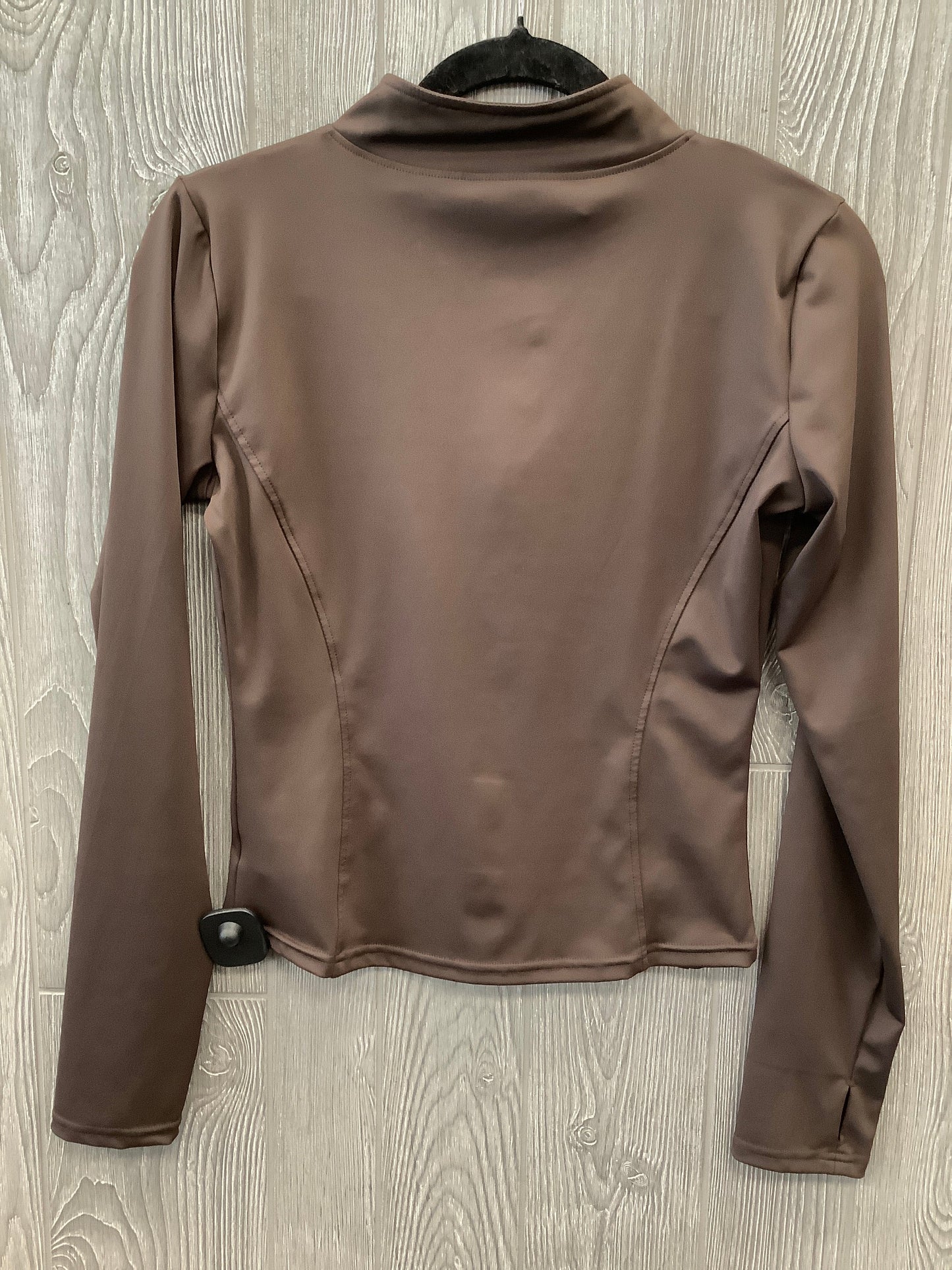 Athletic Jacket By Clothes Mentor In Brown, Size: Xl