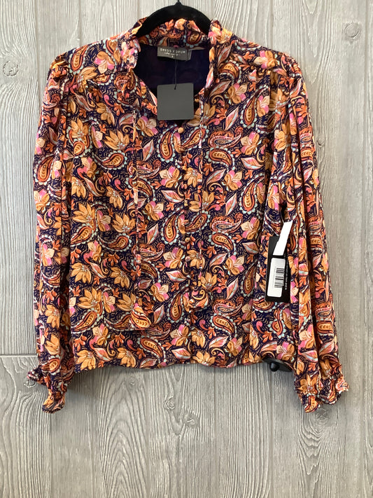 Multi-colored Blouse Long Sleeve Dress Forum, Size S