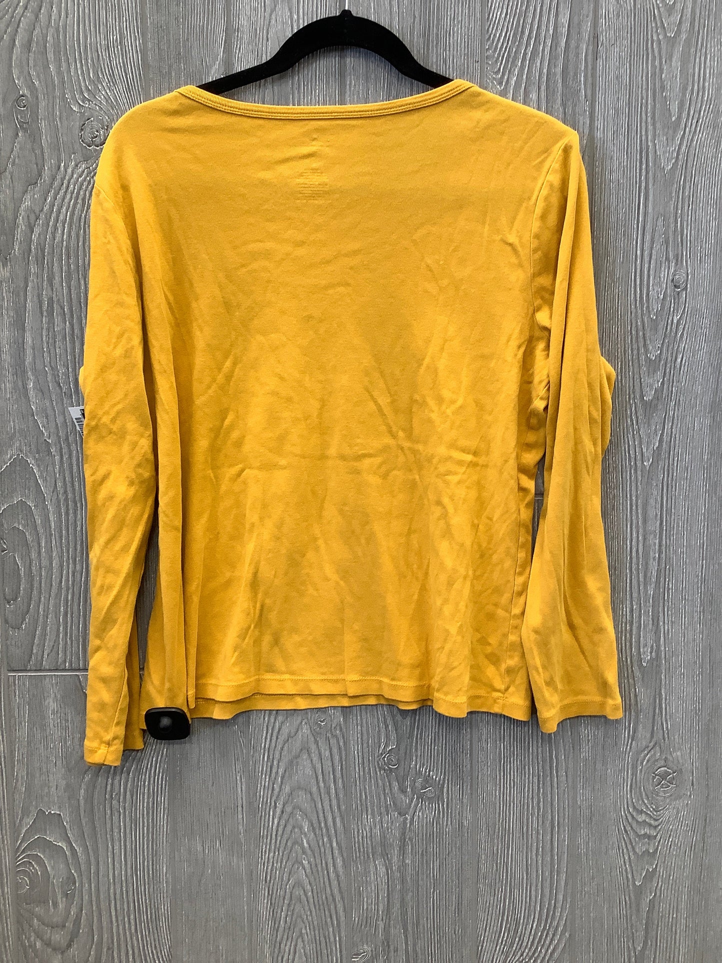 Yellow Top Long Sleeve St Johns Bay, Size L