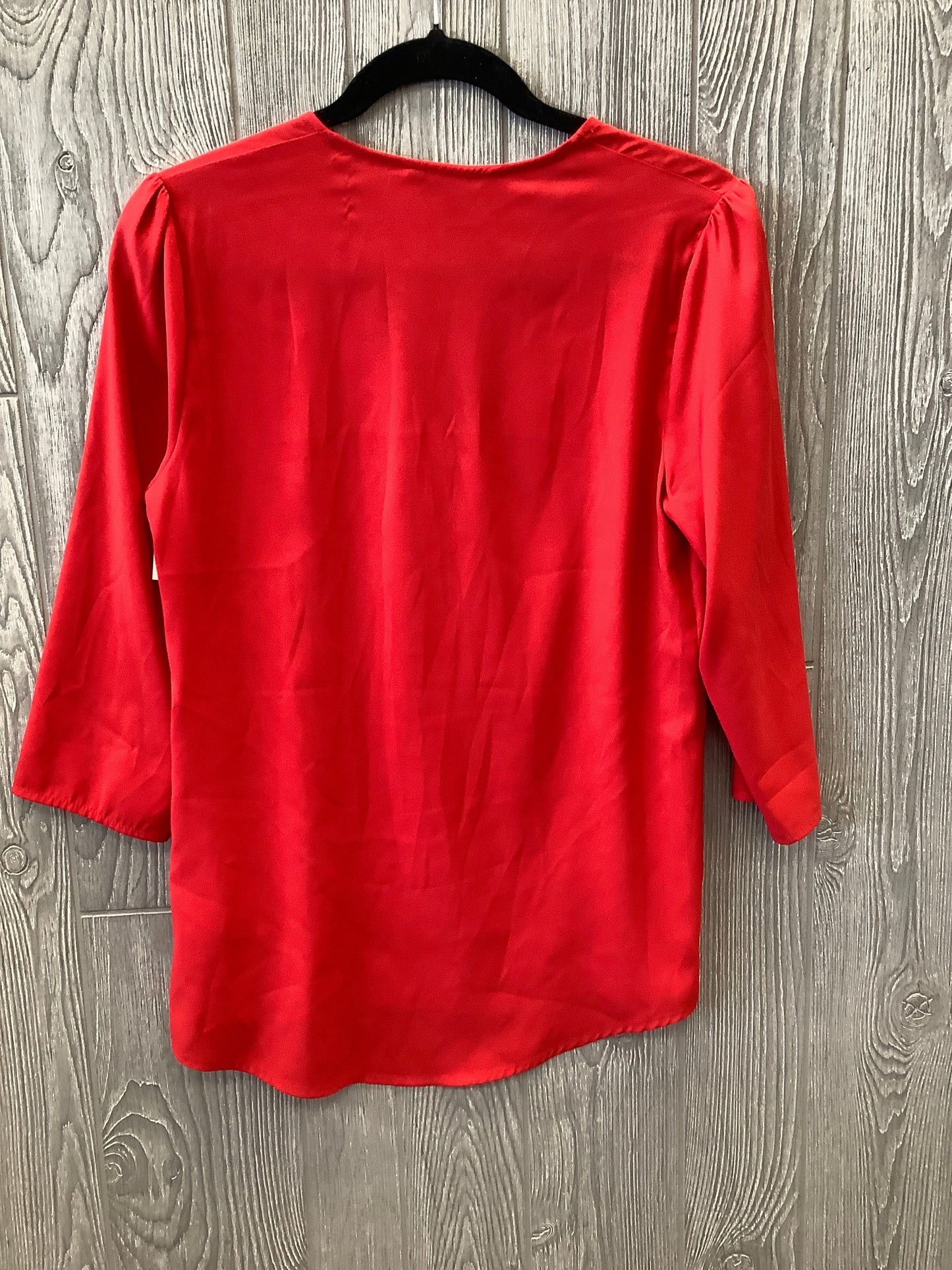 Red Top Long Sleeve Express, Size S