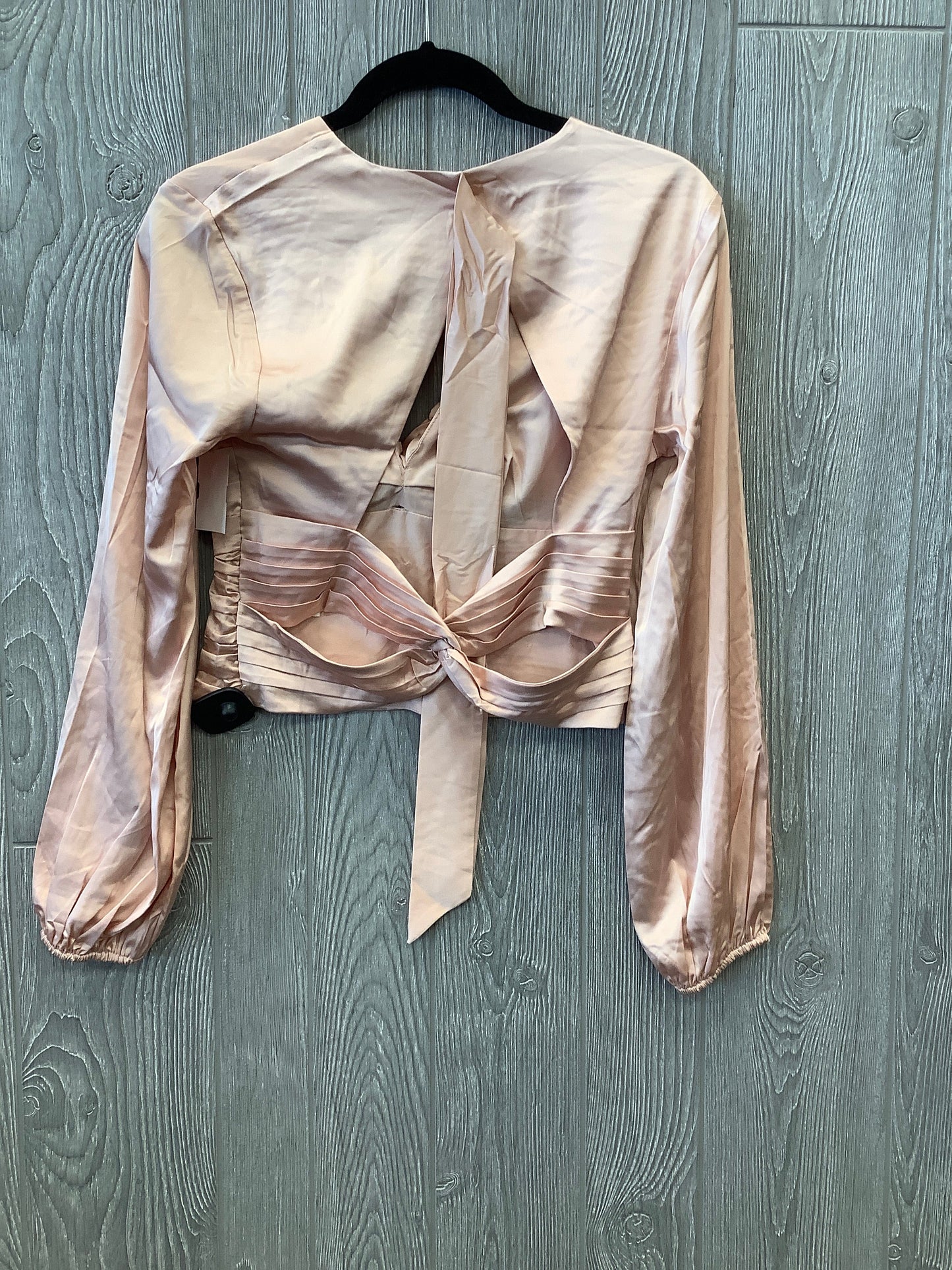 Pink Blouse Long Sleeve Express, Size S