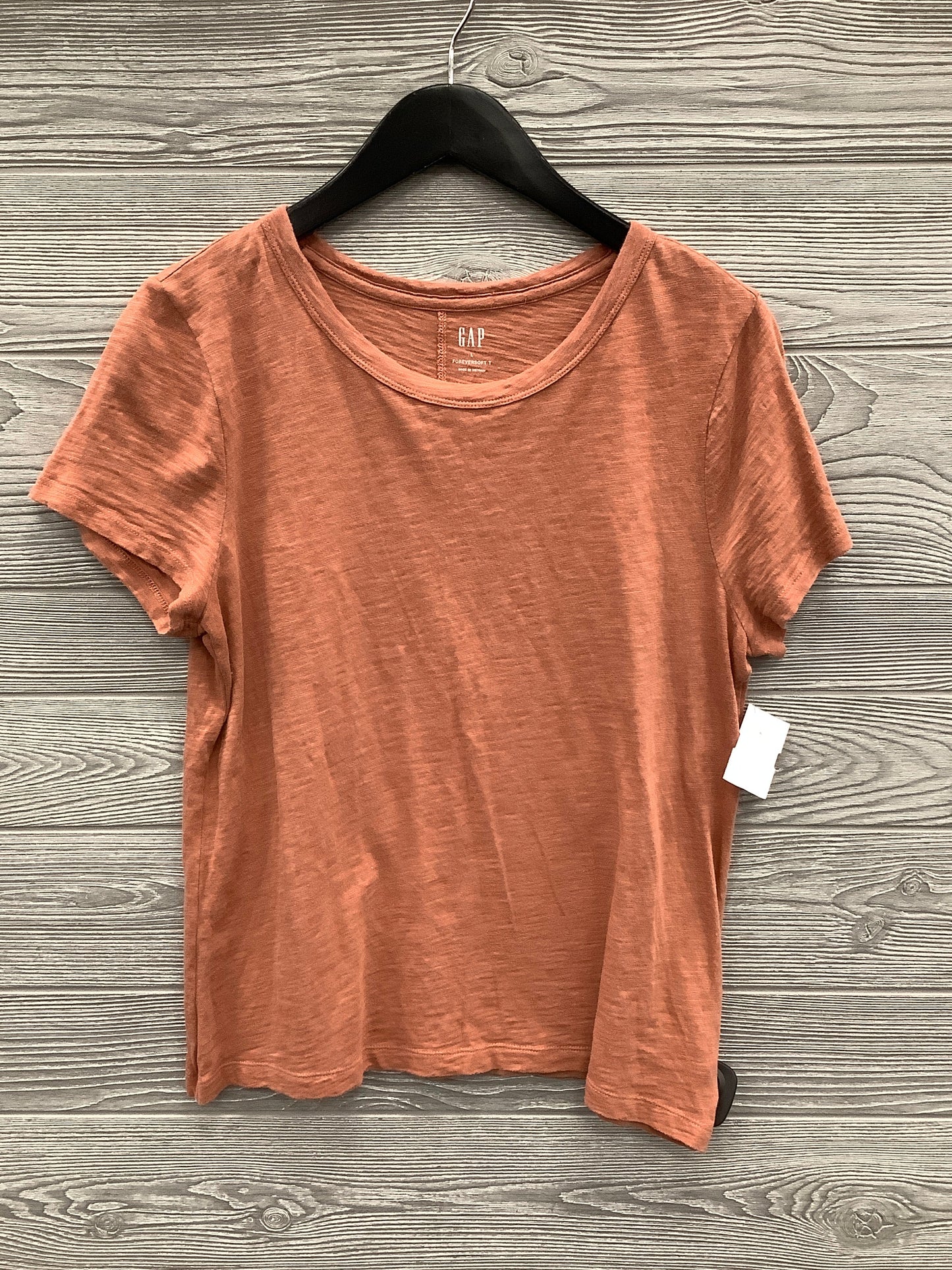 Top Short Sleeve By Gap In Orange, Size: L