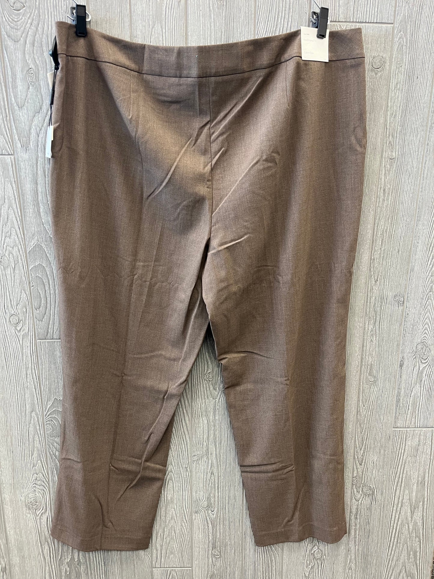 Brown Pants Dress Calvin Klein, Size 24