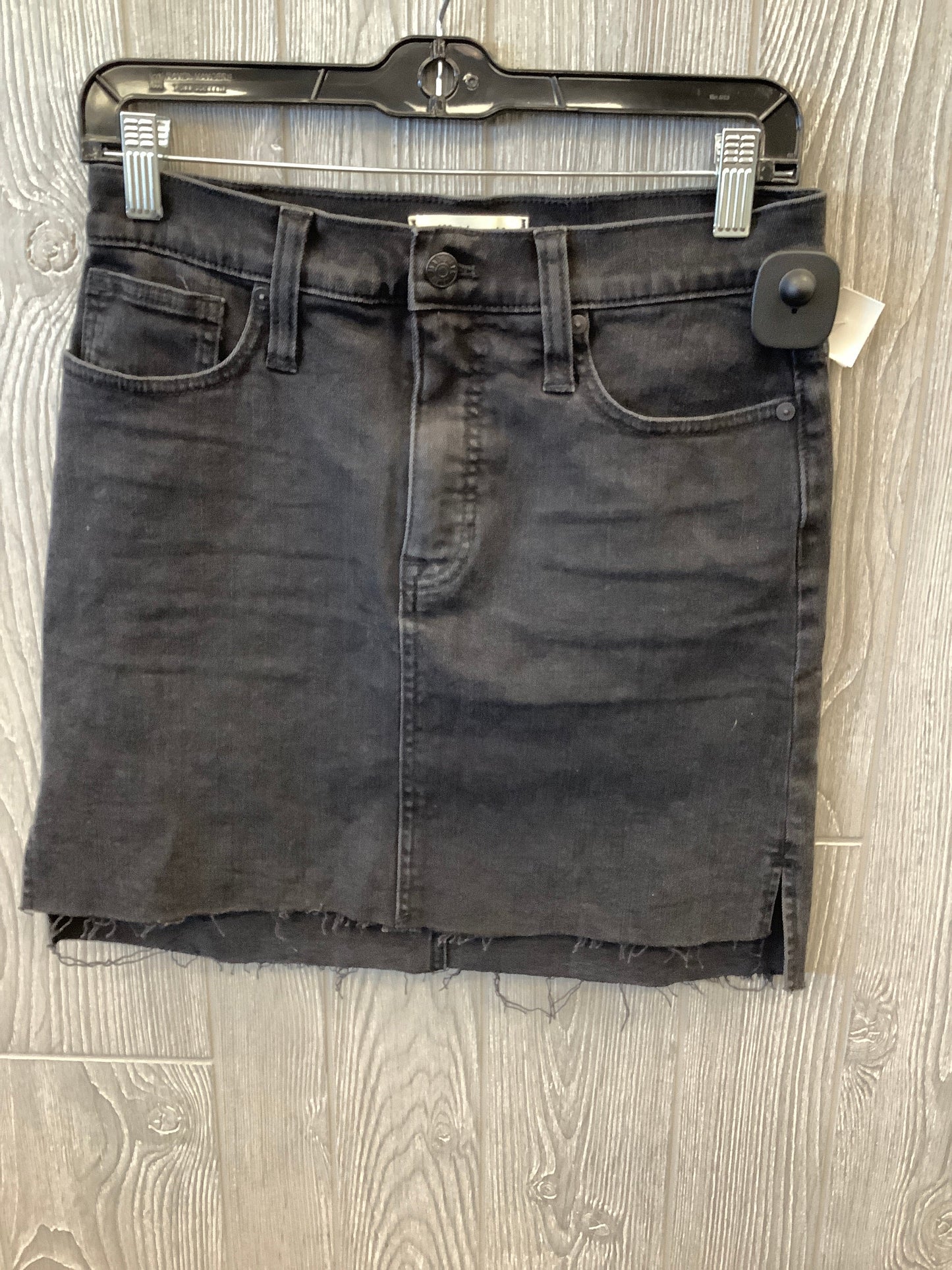 Black Denim Skirt Mini & Short Madewell, Size 2