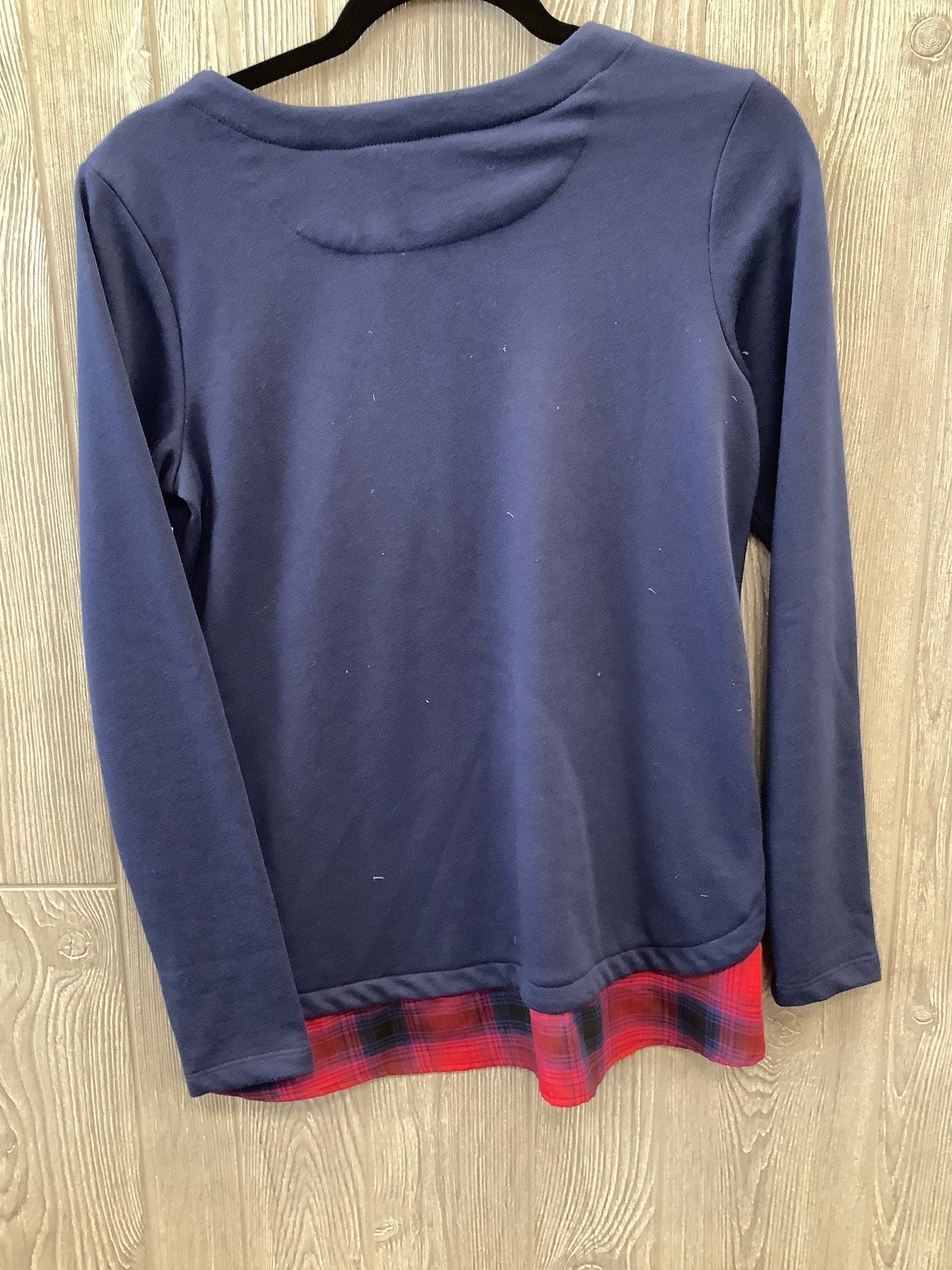 Blue Top Long Sleeve Izod, Size Xs