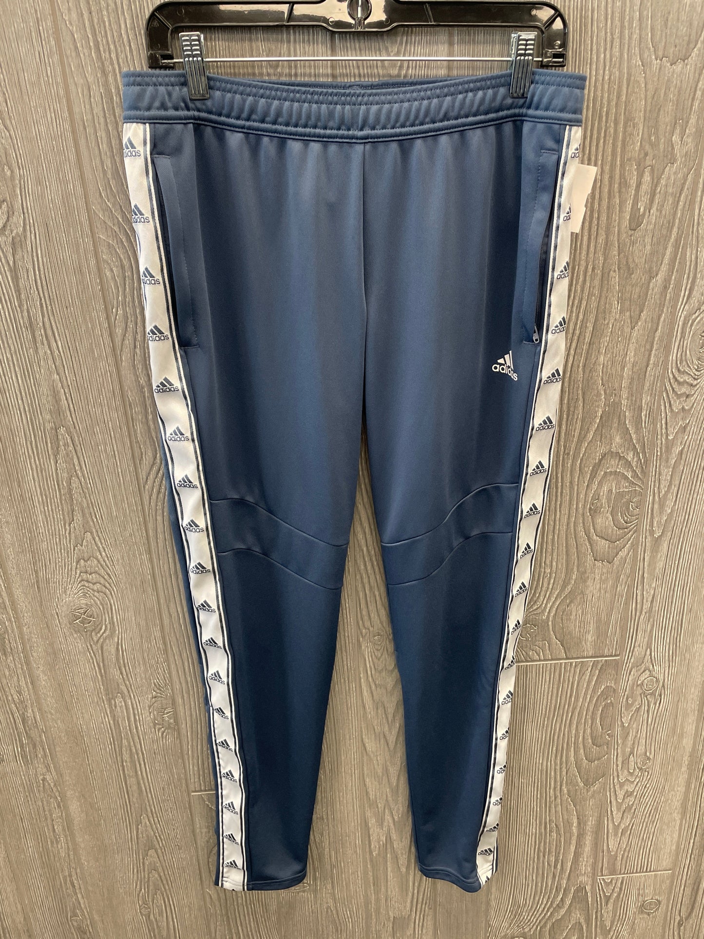 Athletic Pants By Adidas In Blue, Size: M