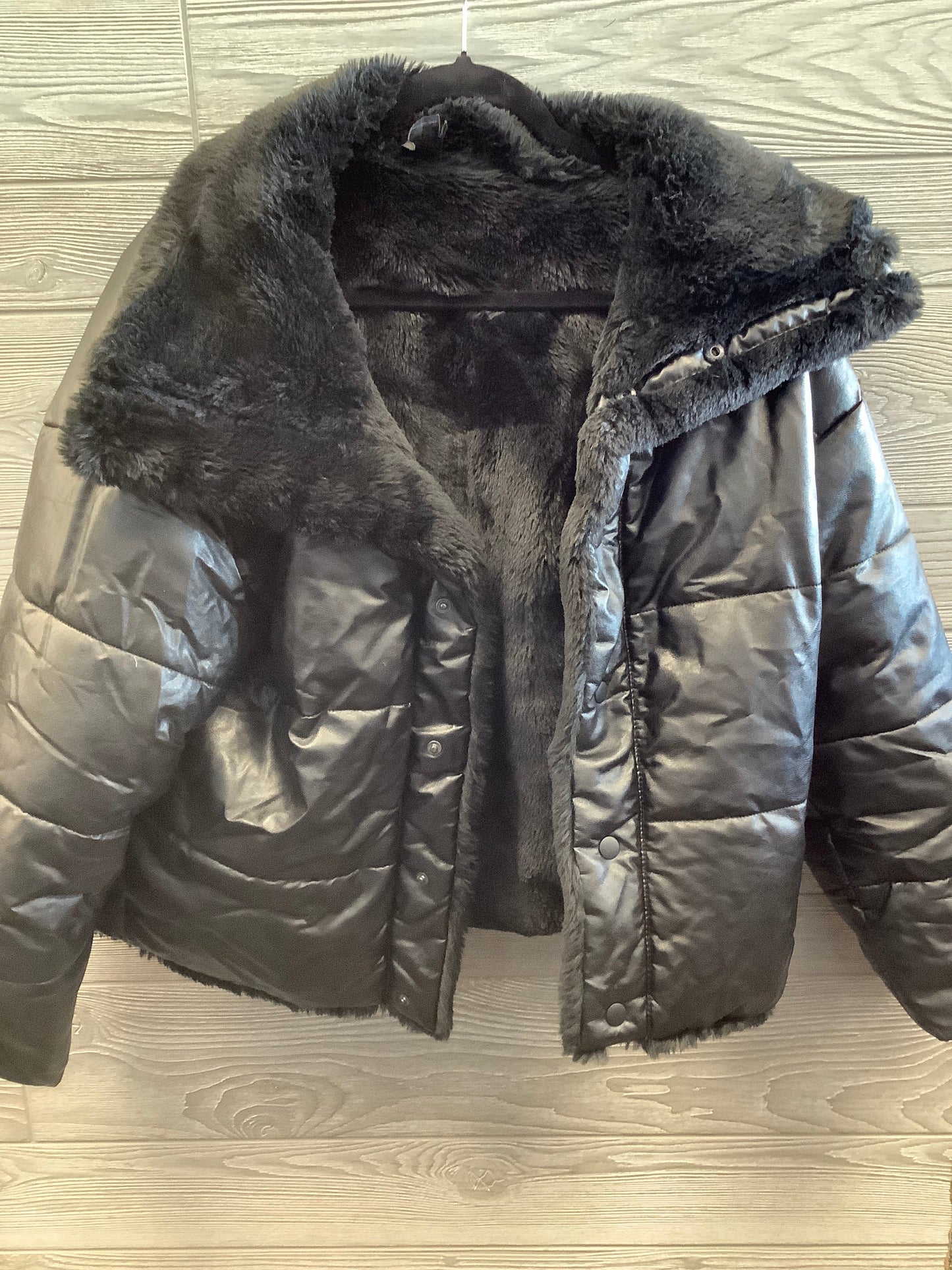 Coat Puffer & Quilted By Express In Black, Size: M