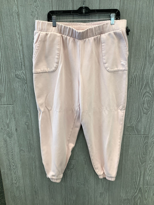 Pants Lounge By Puma In Pink, Size: Xl