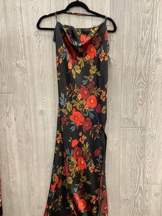 Dress Casual Maxi By Clothes Mentor In Floral Print, Size: L