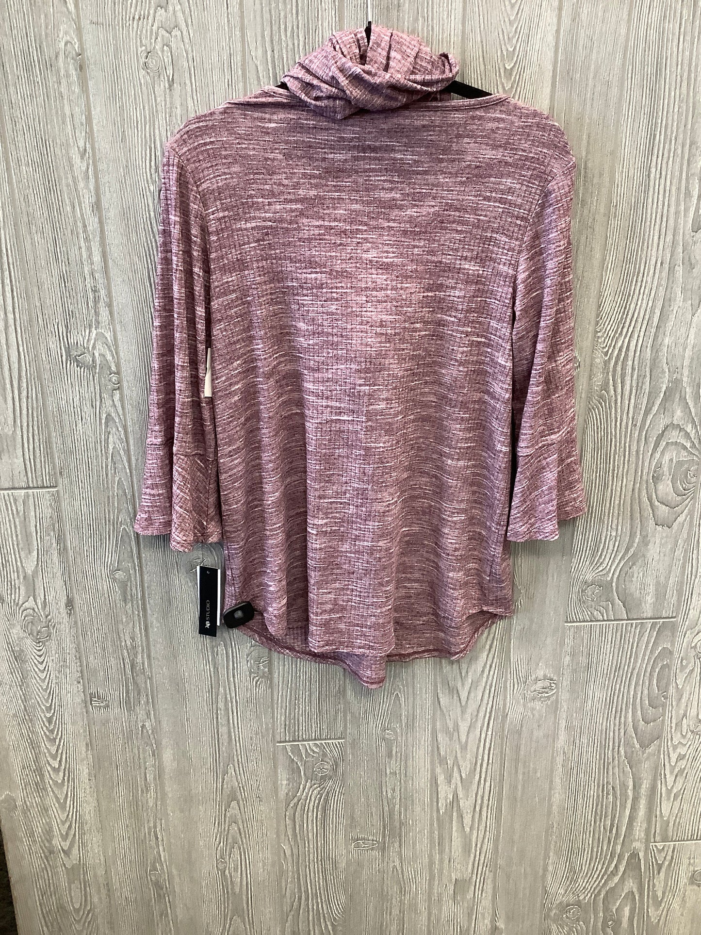 Top Long Sleeve By Ab Studio In Purple, Size: M