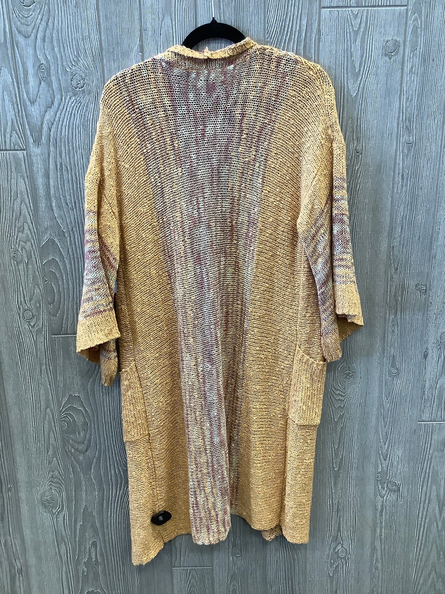 Cardigan By Easel In Yellow, Size: M