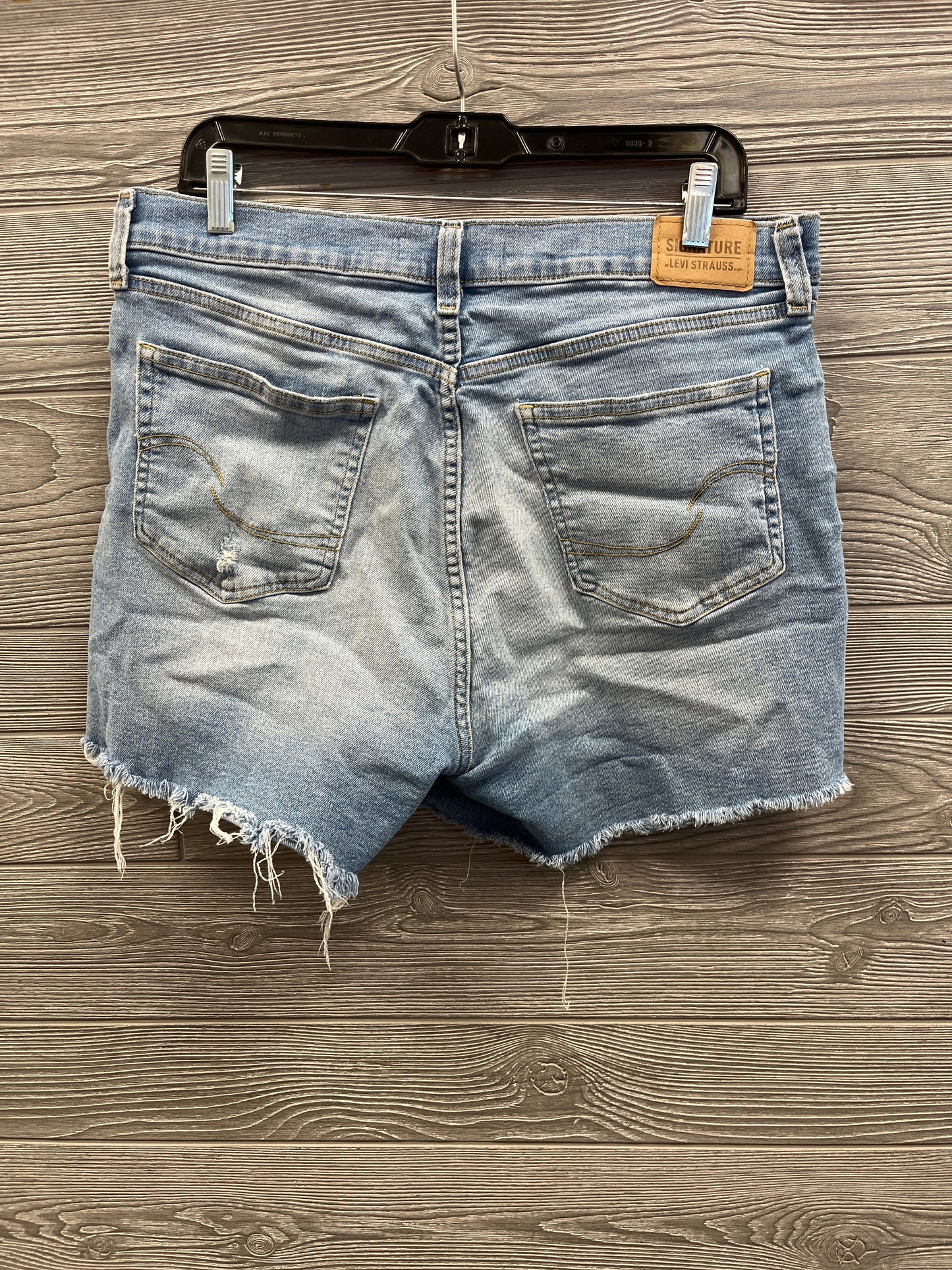 Shorts By Levis Signature In Blue Denim, Size: 14