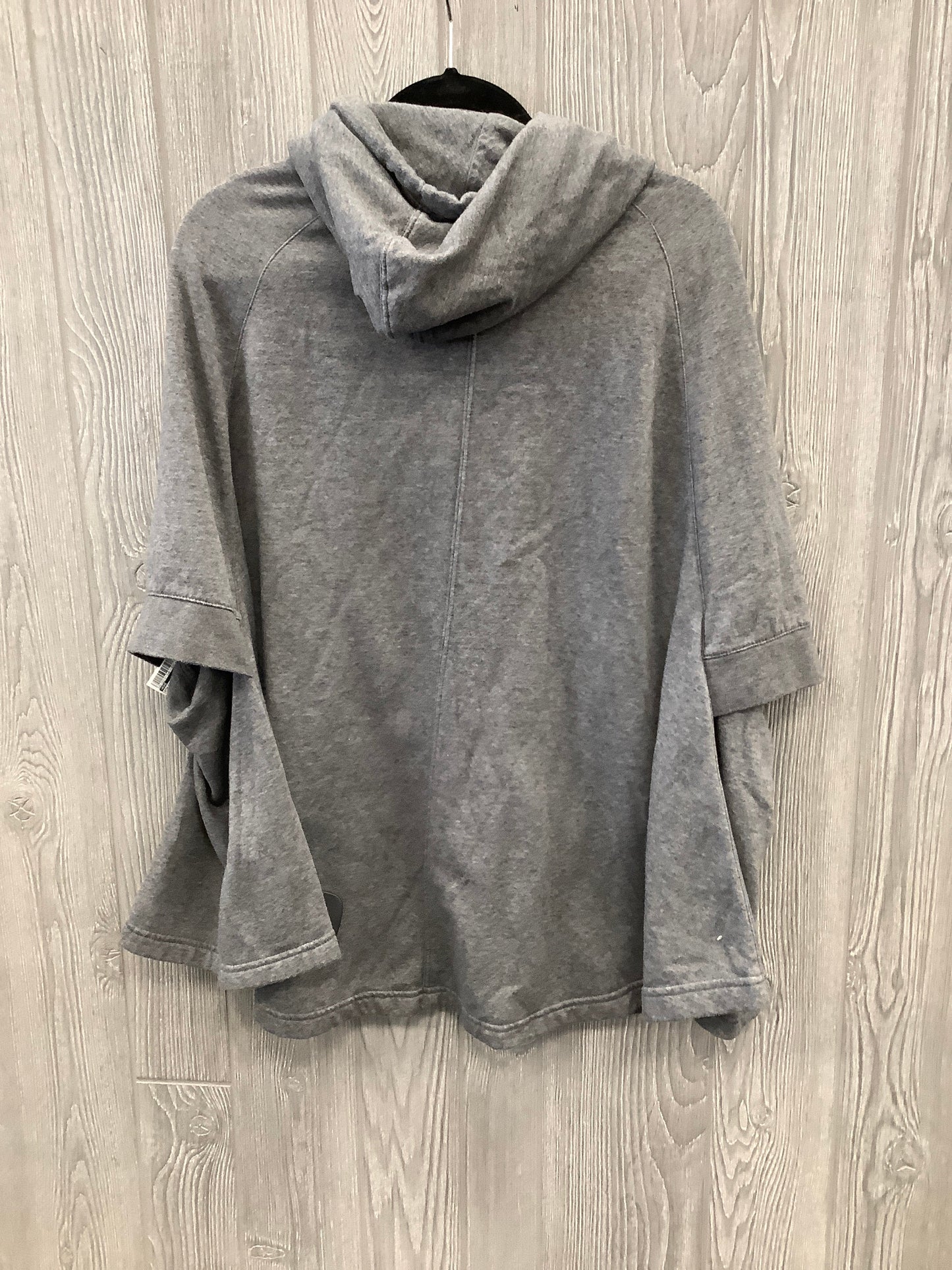 Athletic Sweatshirt Hoodie By Nike In Grey, Size: S