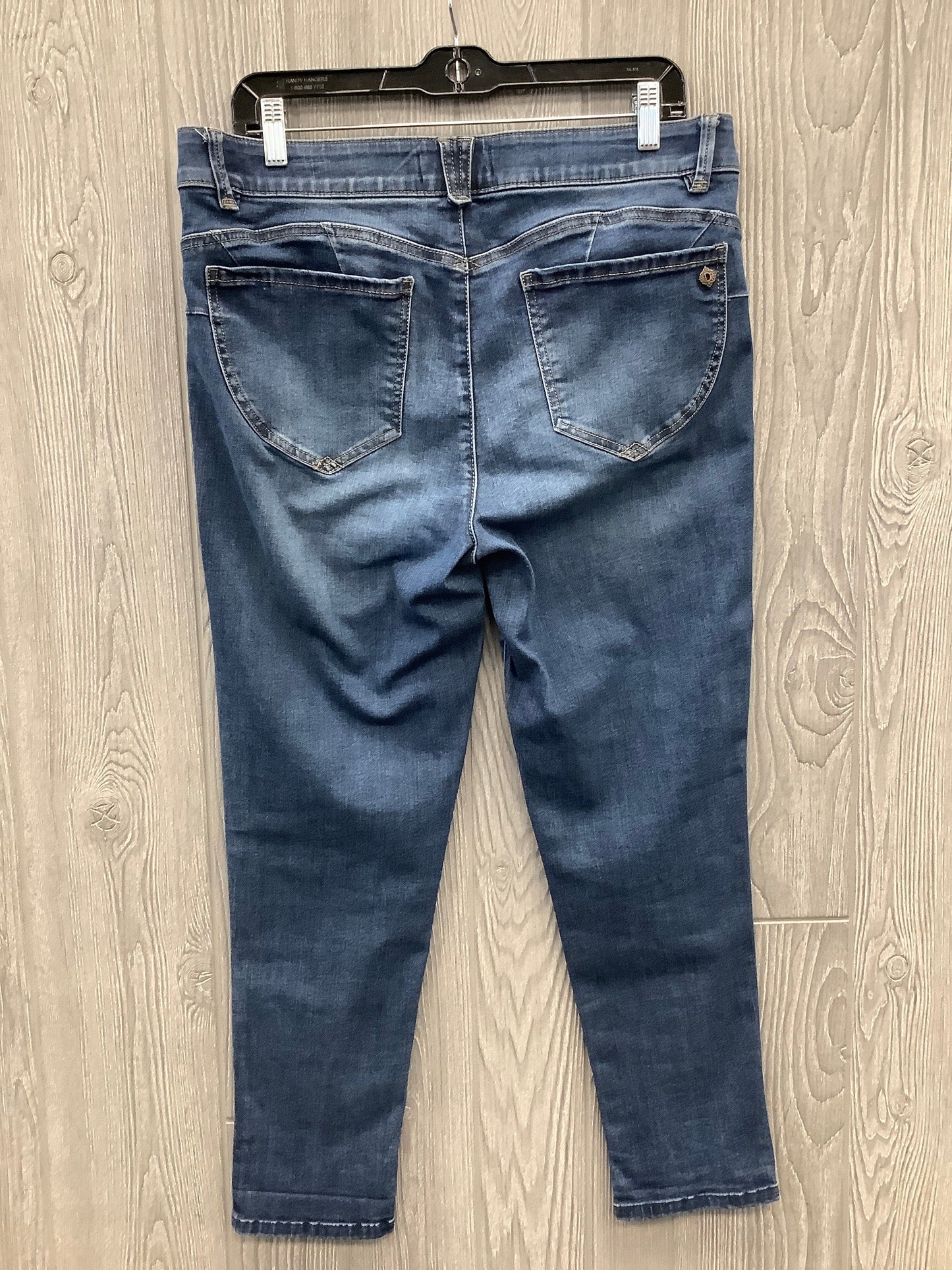 Jeans Skinny By Democracy In Blue Denim, Size: 12