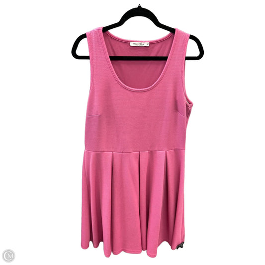 Dress Casual Midi By Clothes Mentor In Pink, Size: Xl
