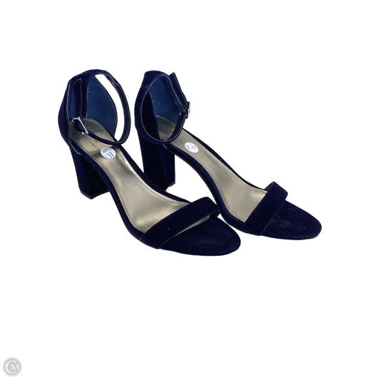 Shoes Heels Block By Worthington In Navy, Size: 11
