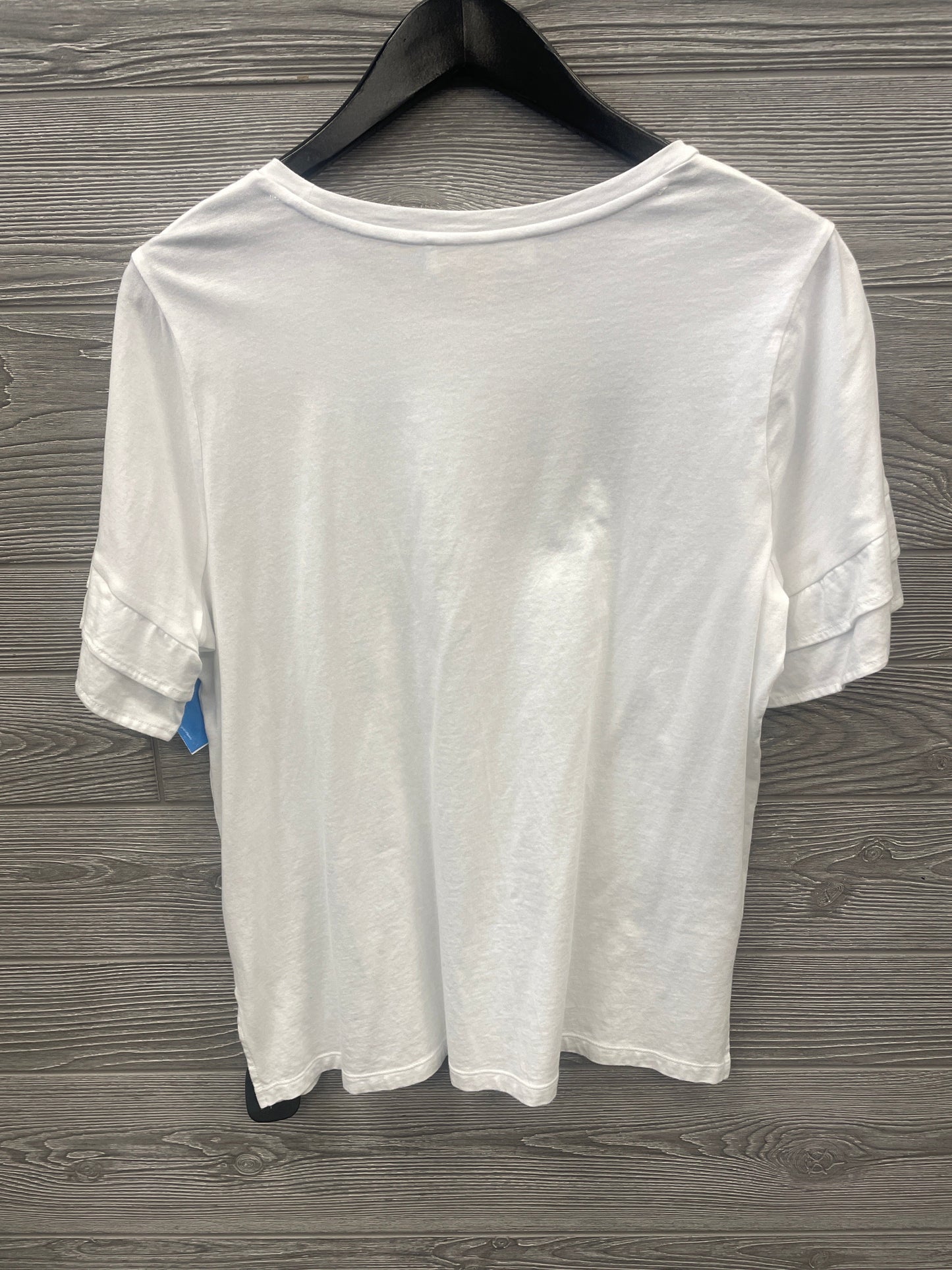 Top Short Sleeve By Michael By Michael Kors In White, Size: L