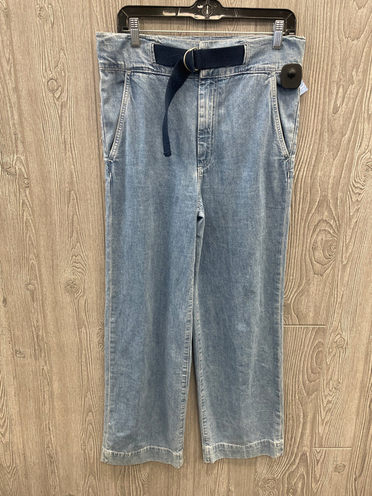 Jeans Wide Leg By Rag & Bones Jeans In Blue, Size: 2