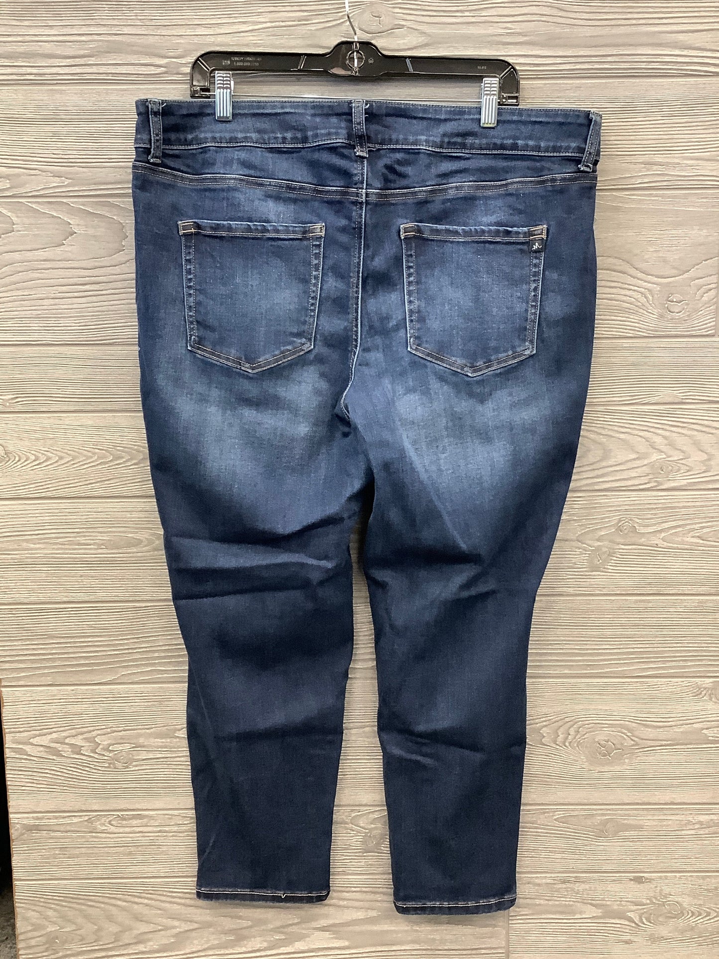 Jeans Skinny By Maurices In Blue Denim, Size: 18