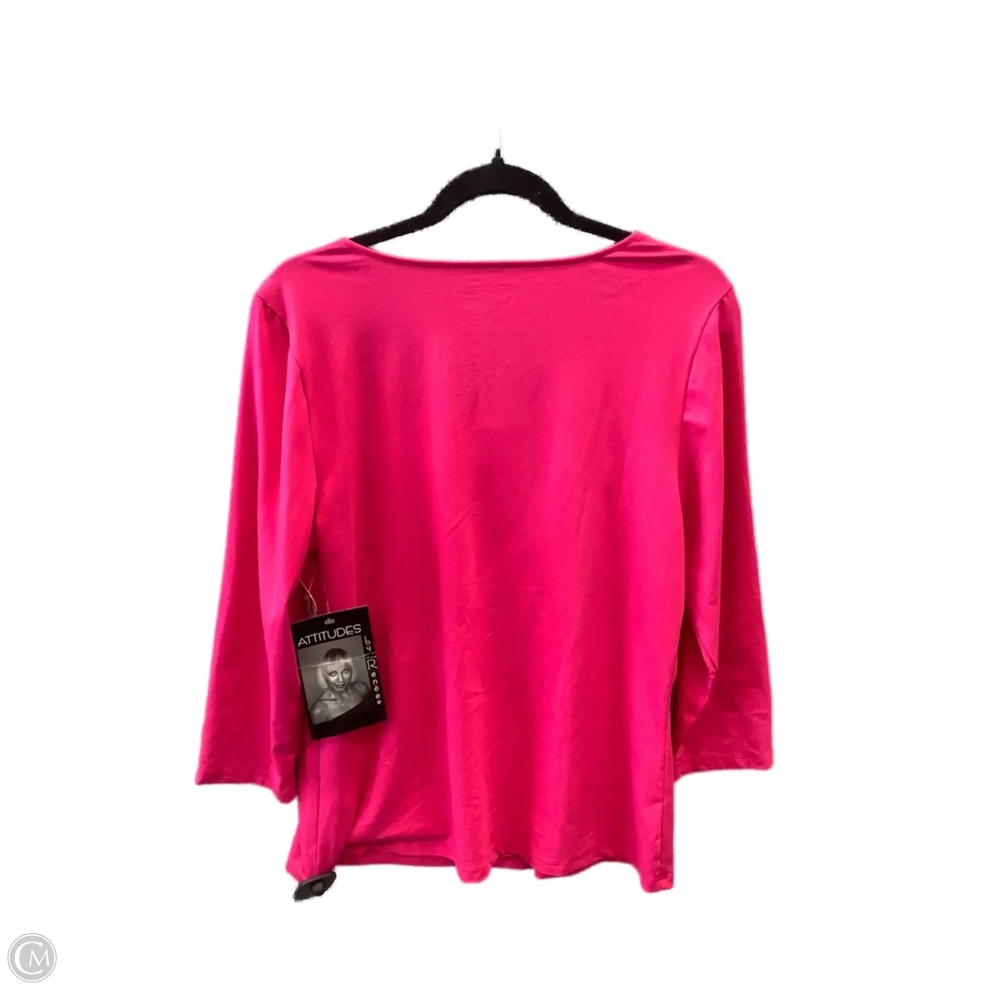 Top Long Sleeve By Clothes Mentor In Pink, Size: M