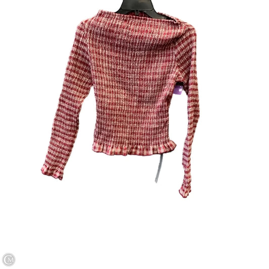Top Long Sleeve By Missguided In Red, Size: S