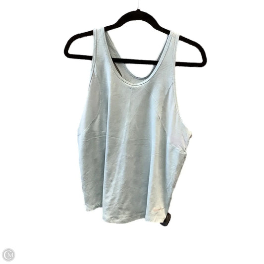 Athletic Tank Top By Nike Apparel In Blue, Size: Xl