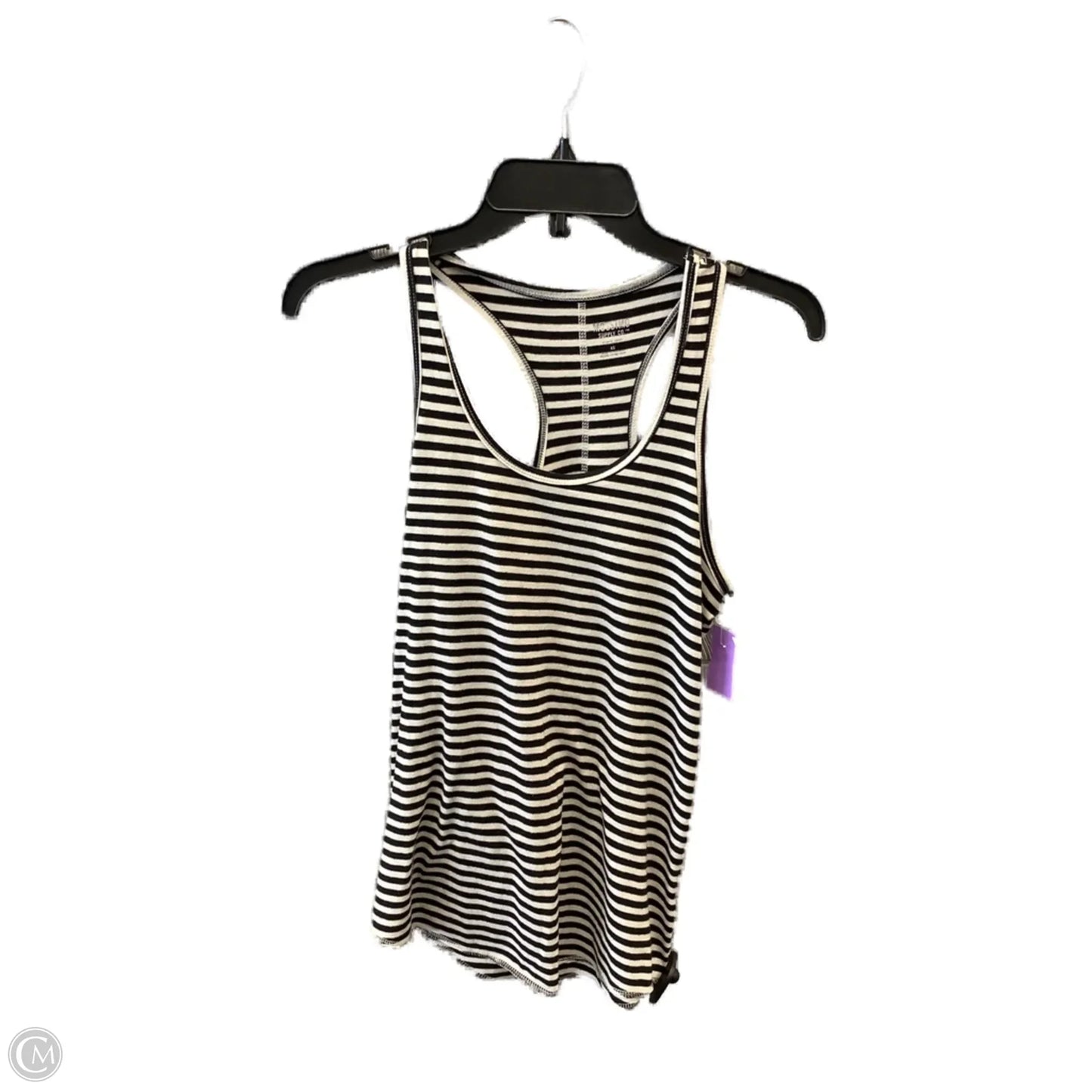 Top Sleeveless By Mossimo In Black & White, Size: Xs