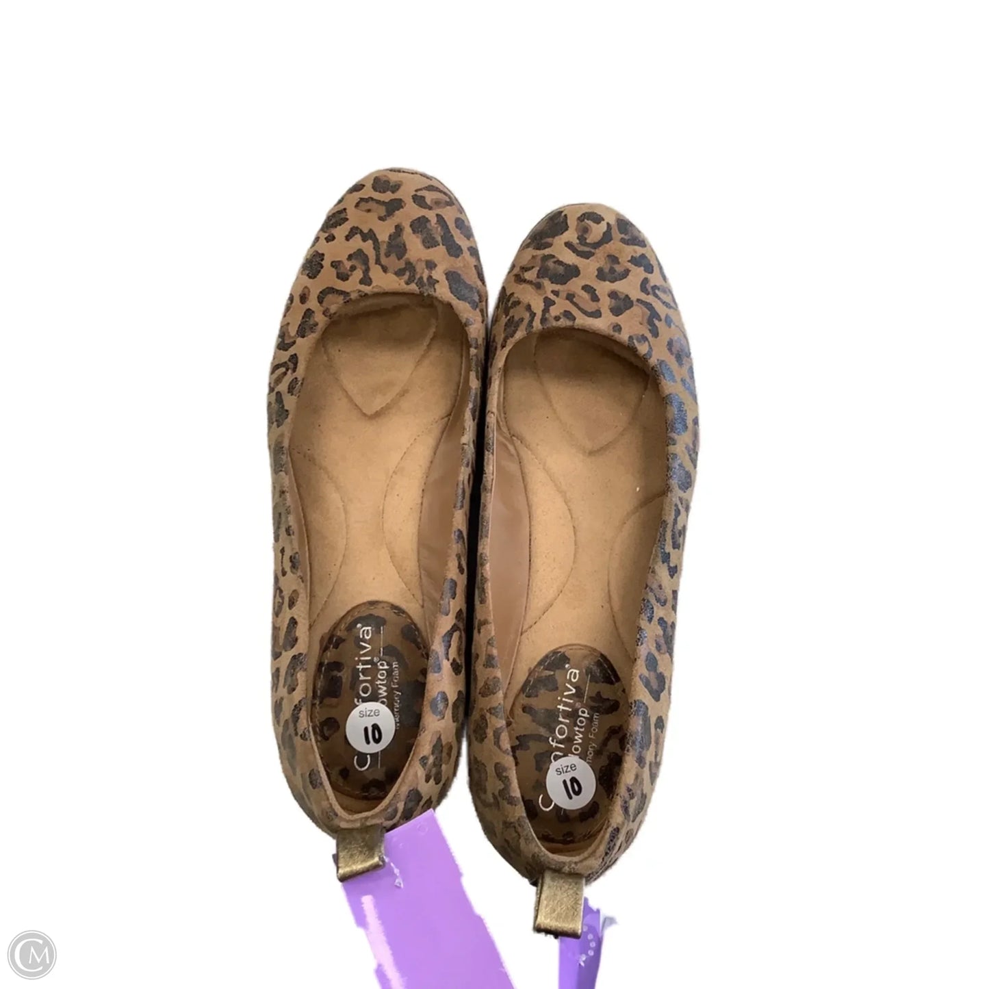 Shoes Flats By Comfortiva In Leopard Print, Size: 10