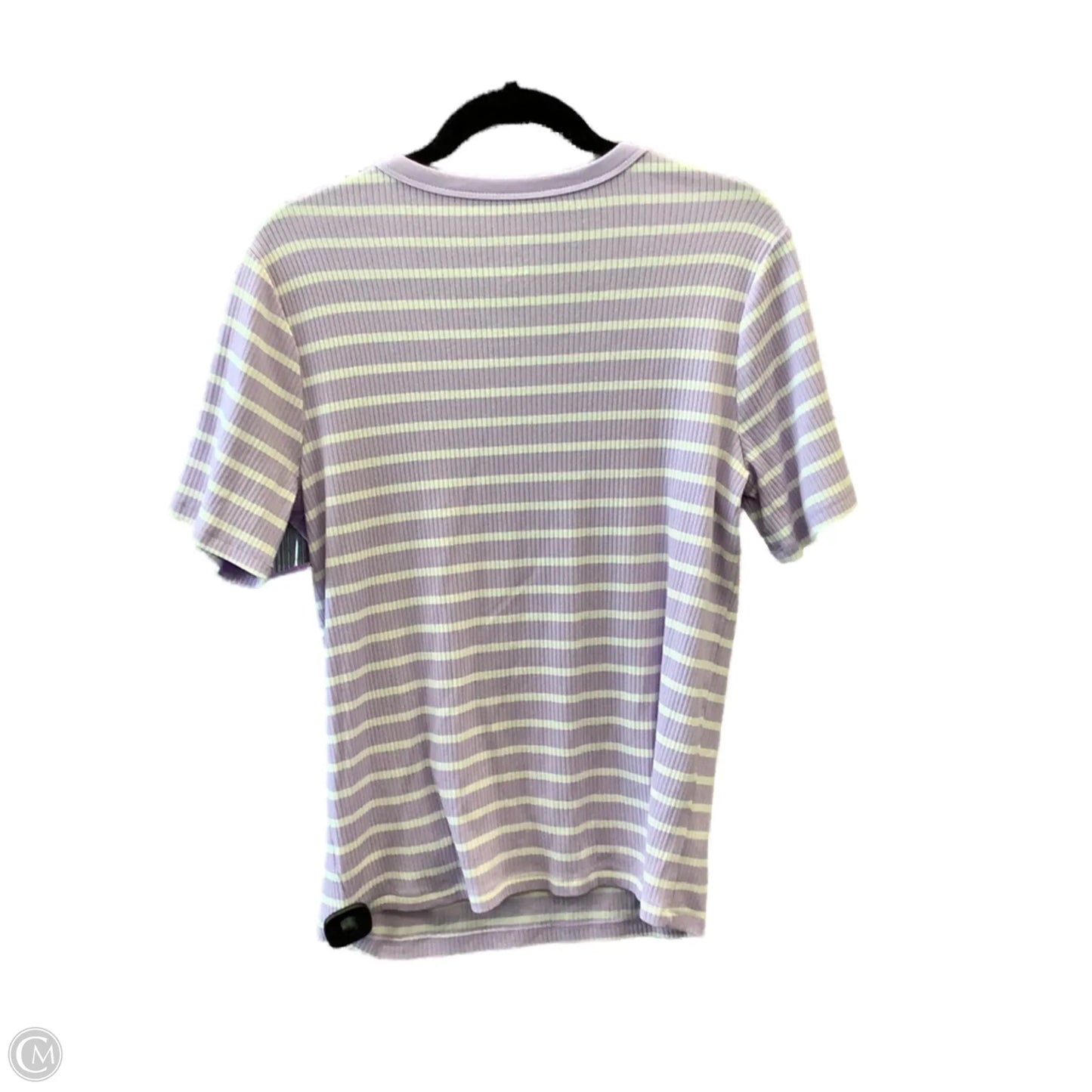 Top Short Sleeve By A New Day In Purple & White, Size: Xxl