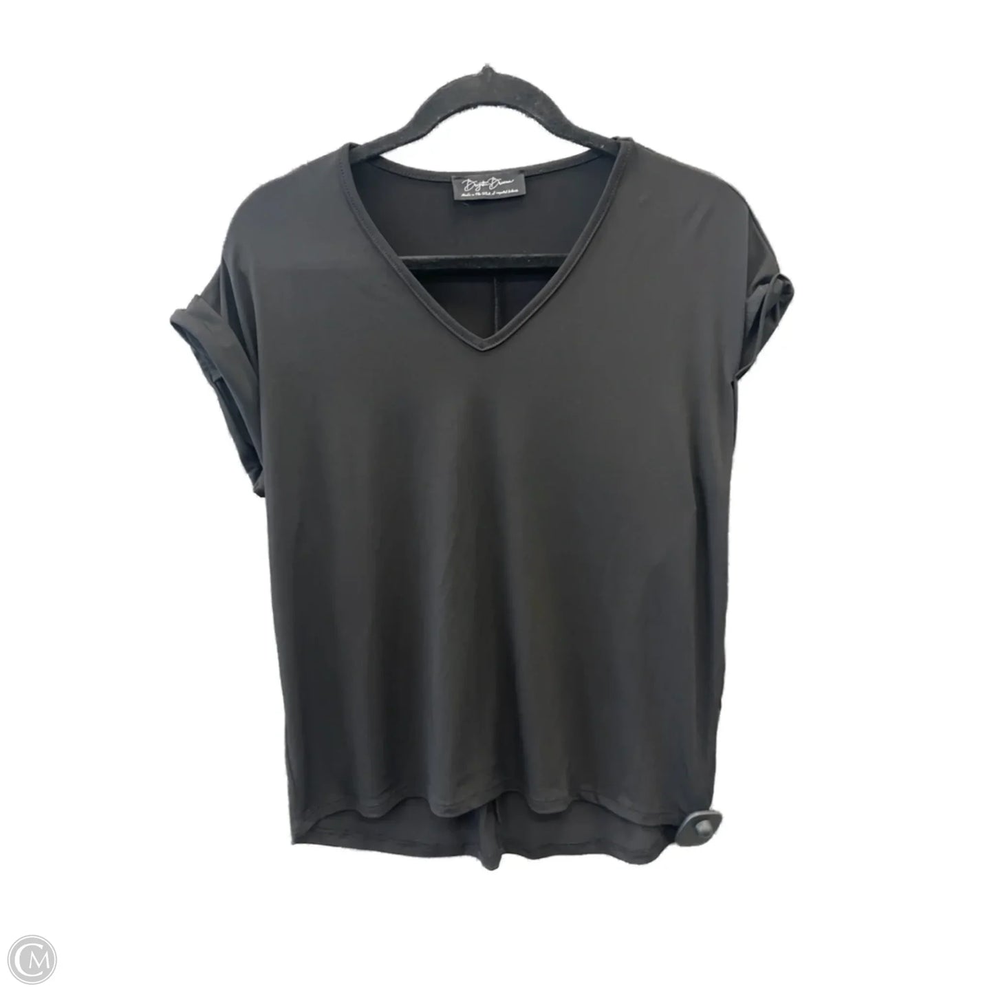 Top Short Sleeve By Clothes Mentor In Black, Size: S