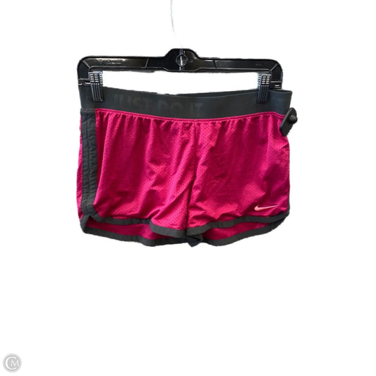 Athletic Shorts By Nike Apparel In Pink, Size: M