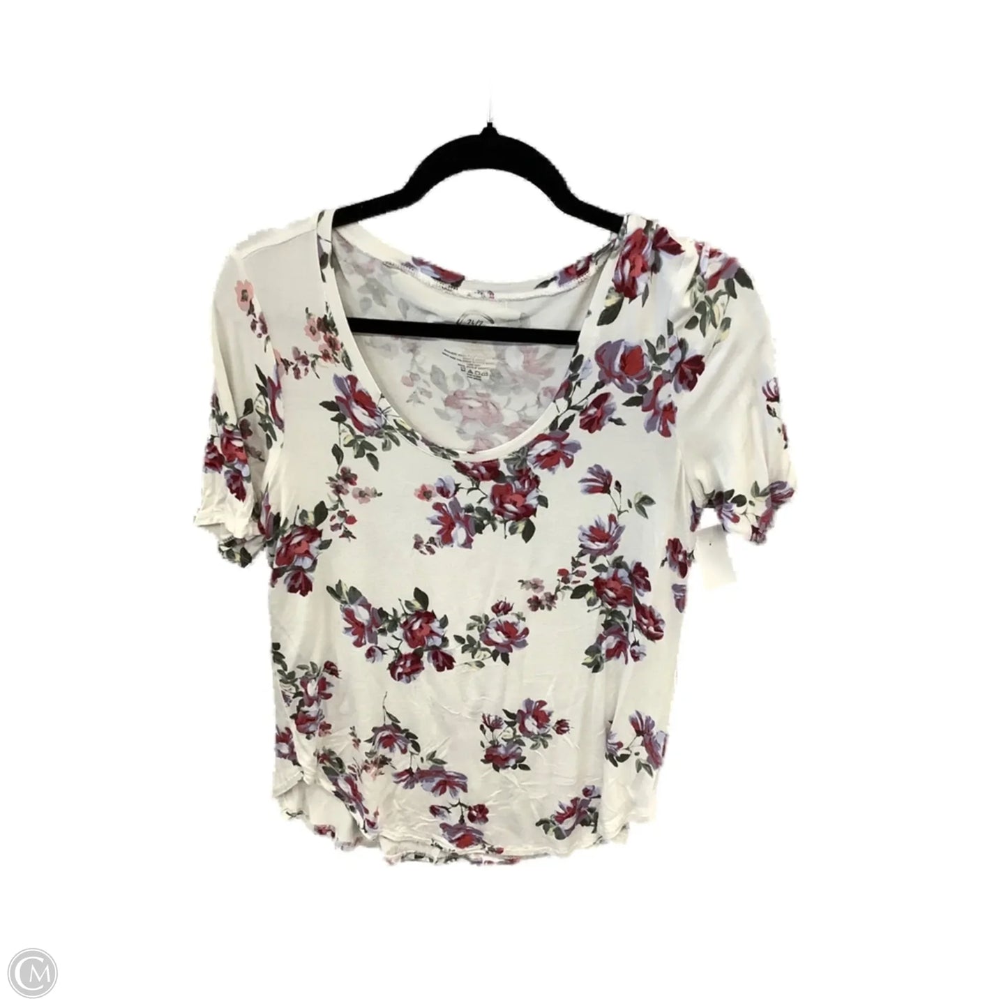 Top Short Sleeve By Maurices In White, Size: M